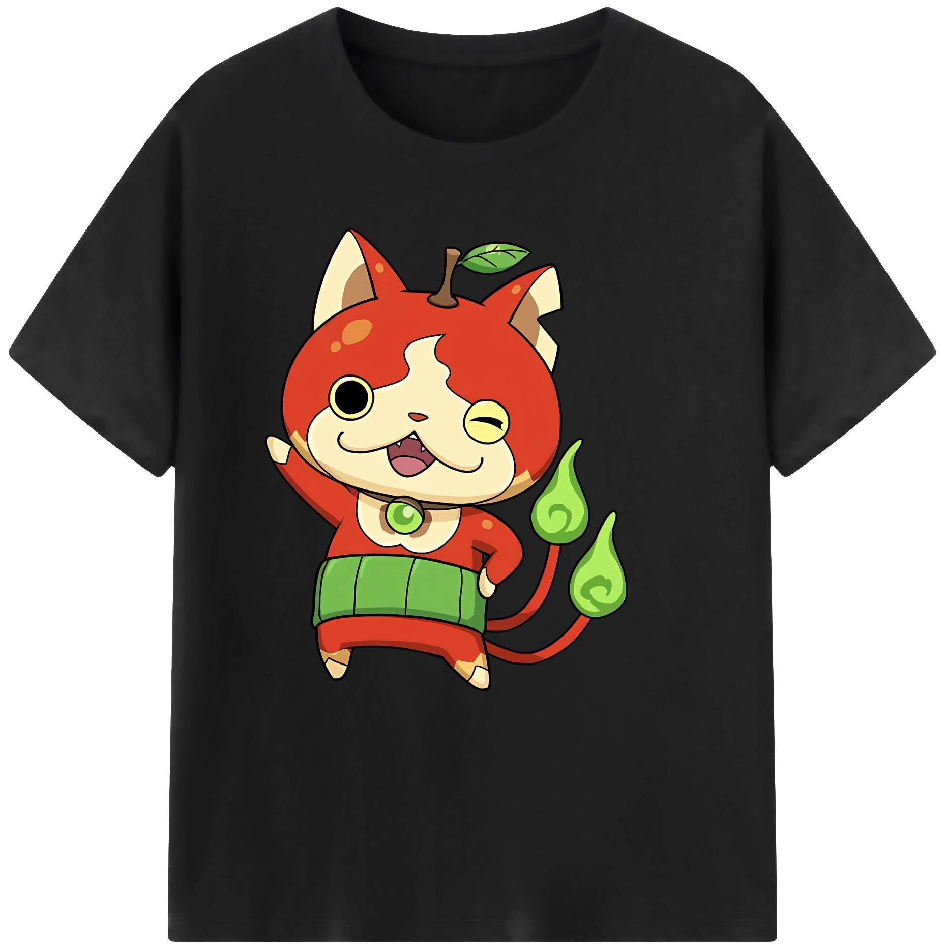 （画像用） 妖怪ウォッチ Yo-kai Watch レディースカジュアルプリントTシャツ（綿100％）