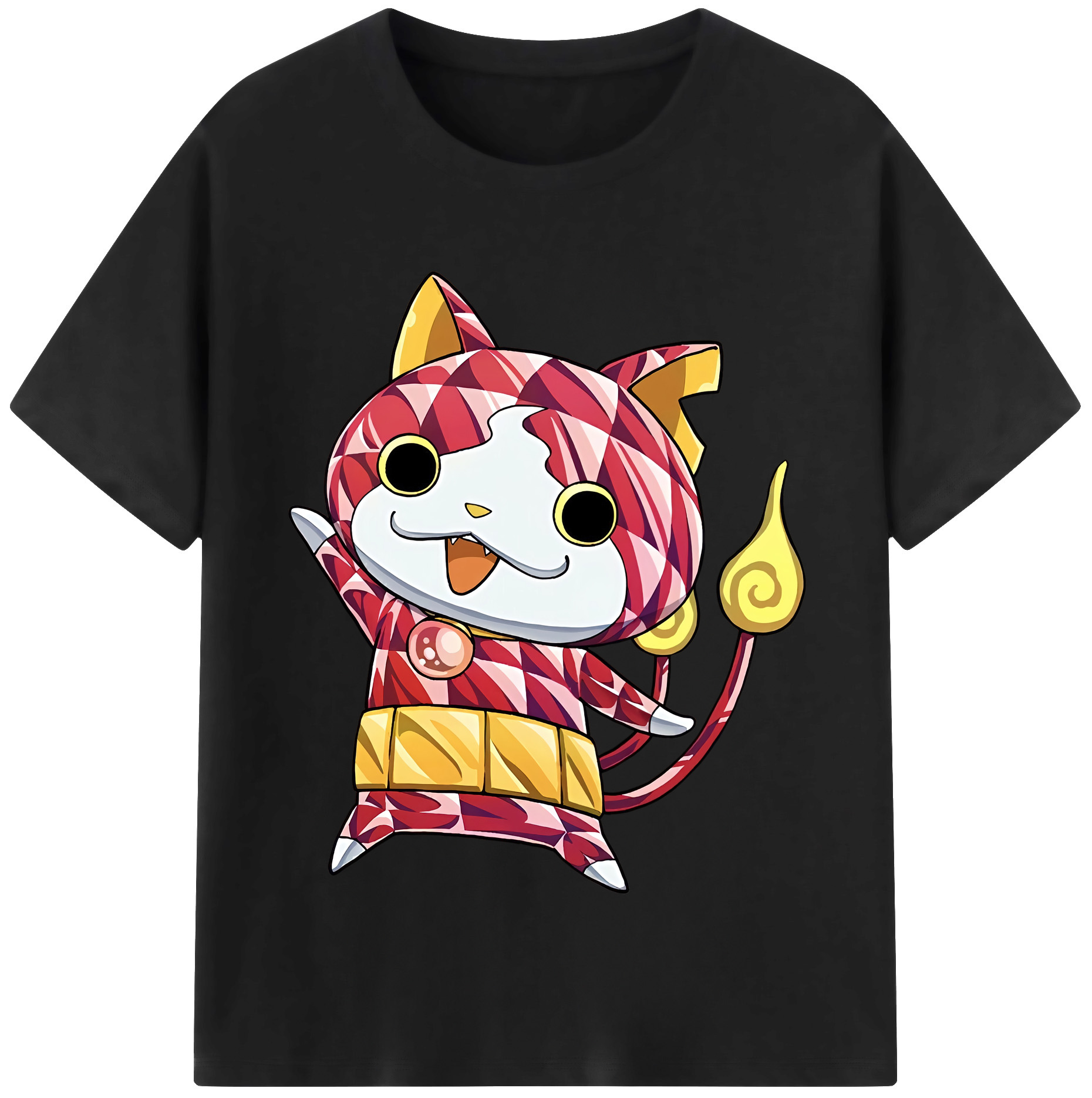 （画像用） 妖怪ウォッチ Yo-kai Watch レディースカジュアルプリントTシャツ（綿100％）