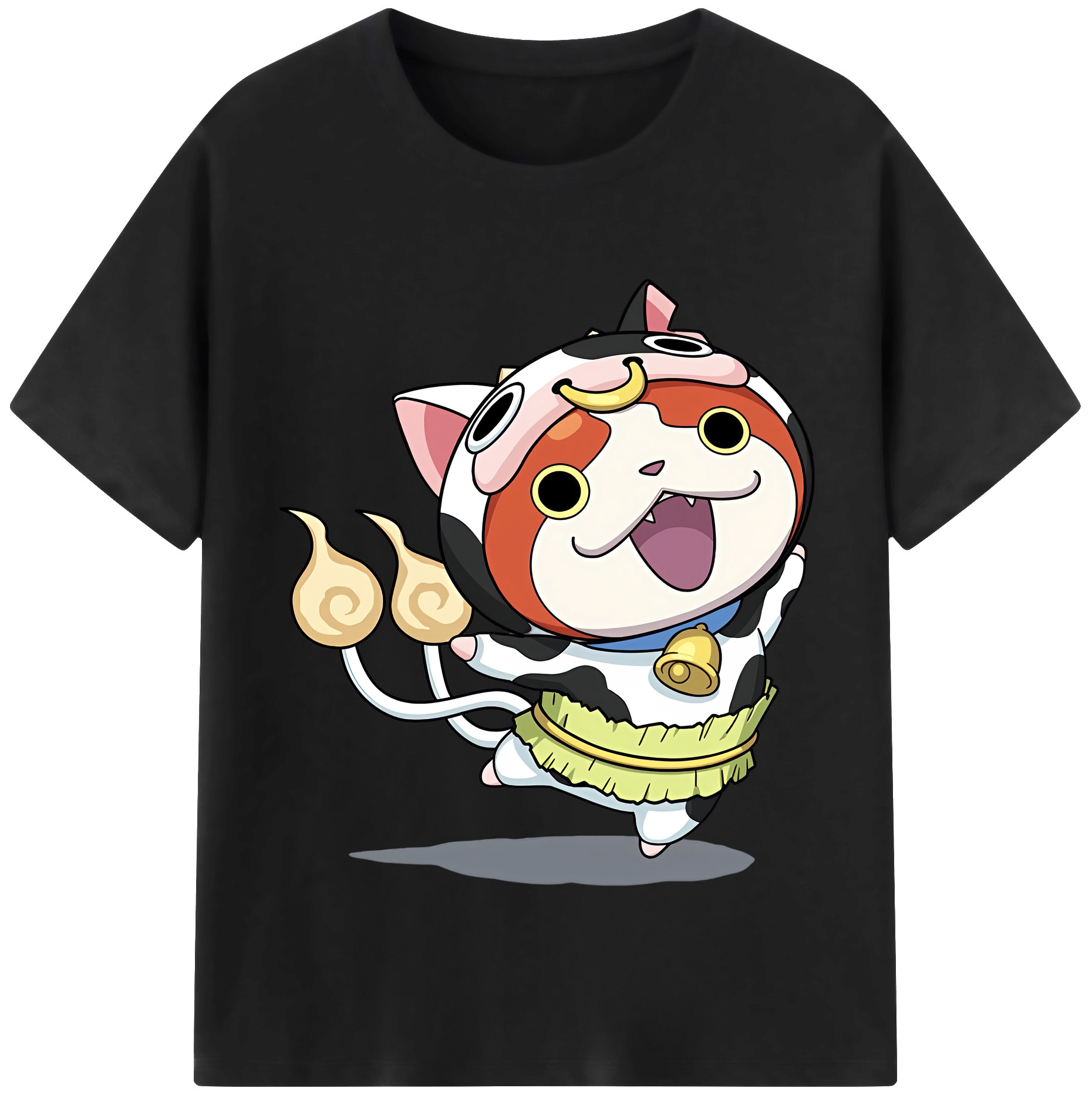 （画像用） 妖怪ウォッチ Yo-kai Watch レディースカジュアルプリントTシャツ（綿100％）