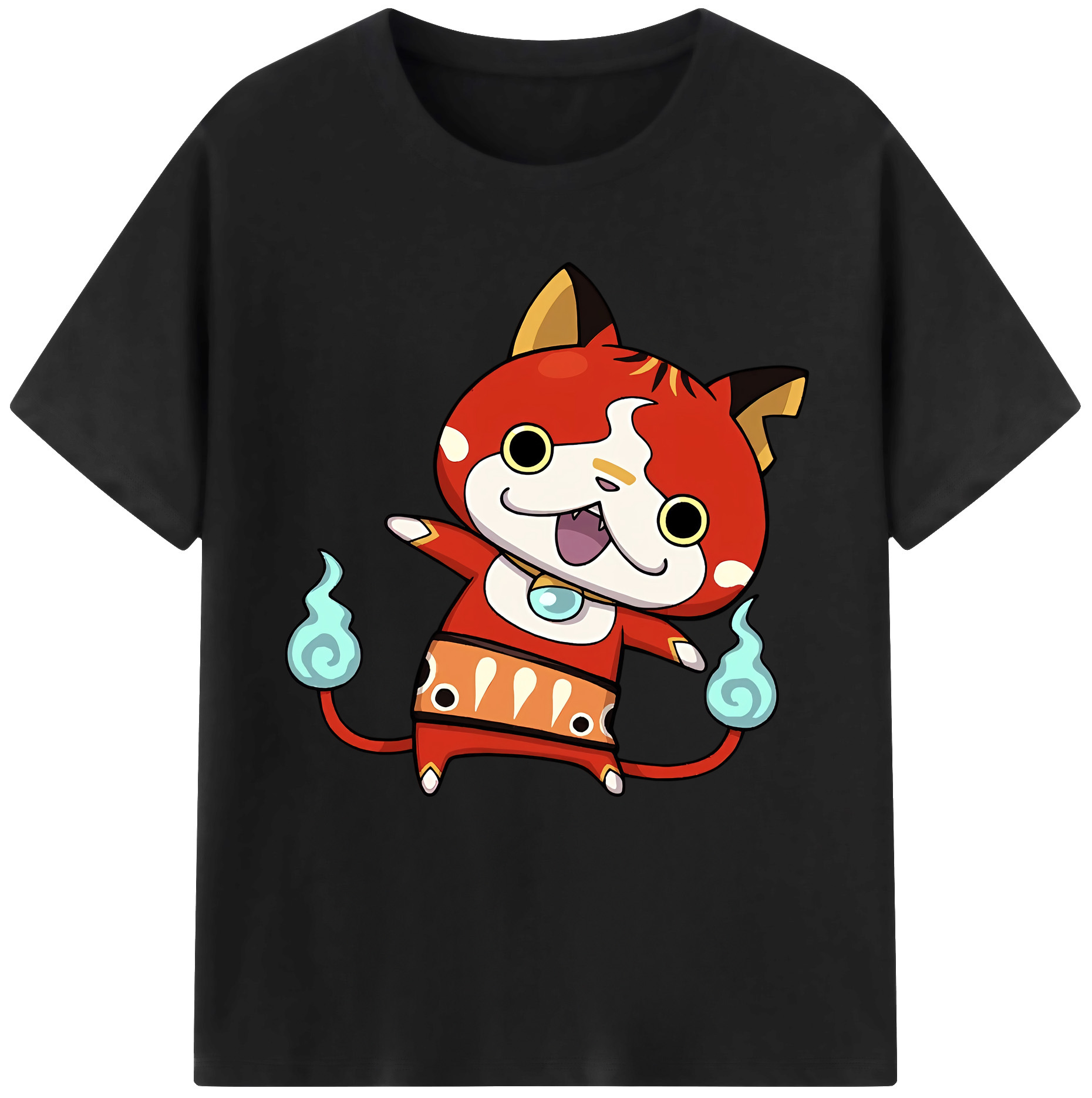 （画像用） 妖怪ウォッチ Yo-kai Watch レディースカジュアルプリントTシャツ（綿100％）