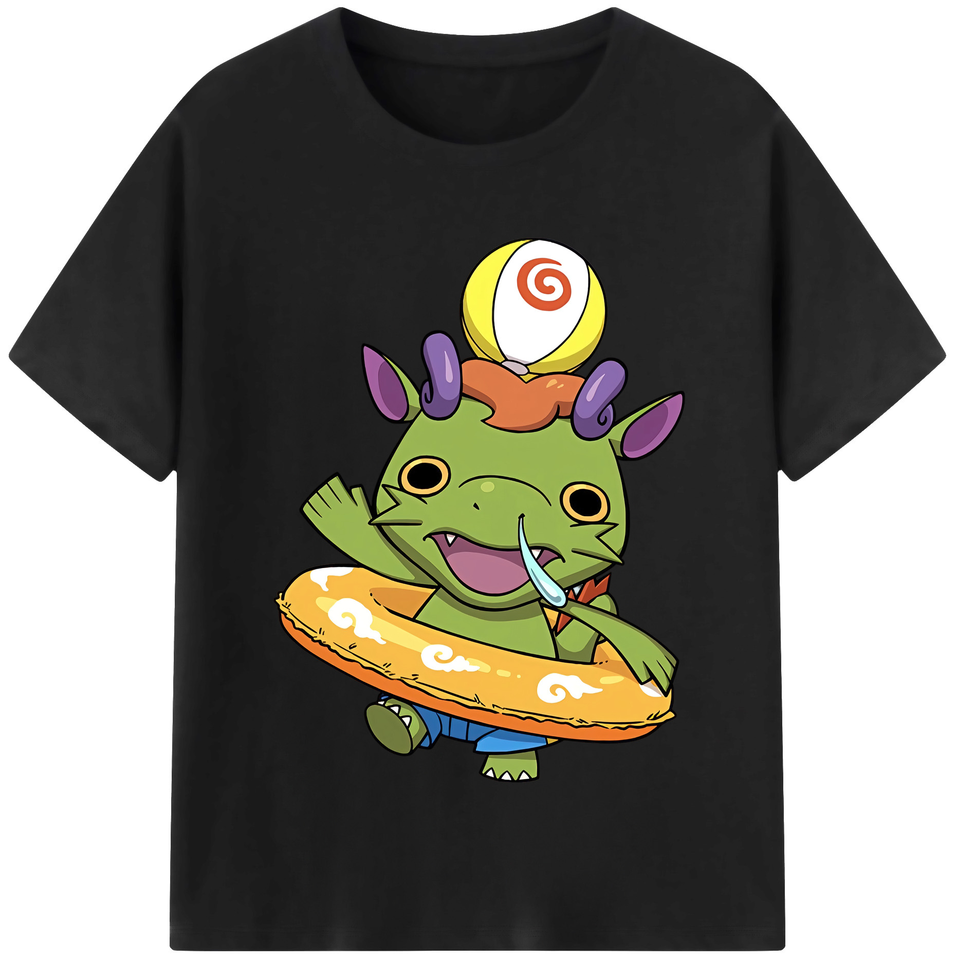 （画像用） 妖怪ウォッチ Yo-kai Watch レディースカジュアルプリントTシャツ（綿100％）
