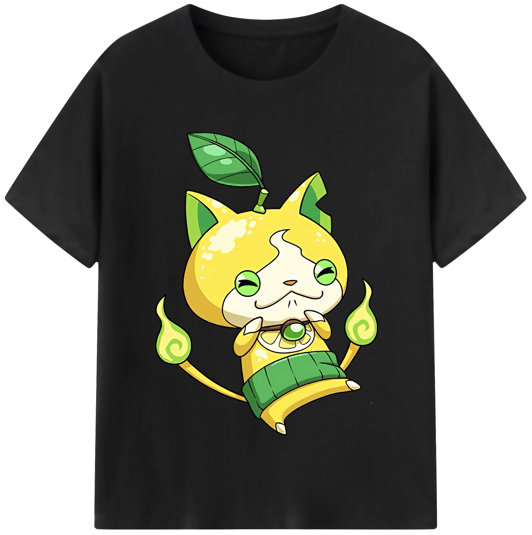 （画像用） 妖怪ウォッチ Yo-kai Watch レディースカジュアルプリントTシャツ（綿100％）