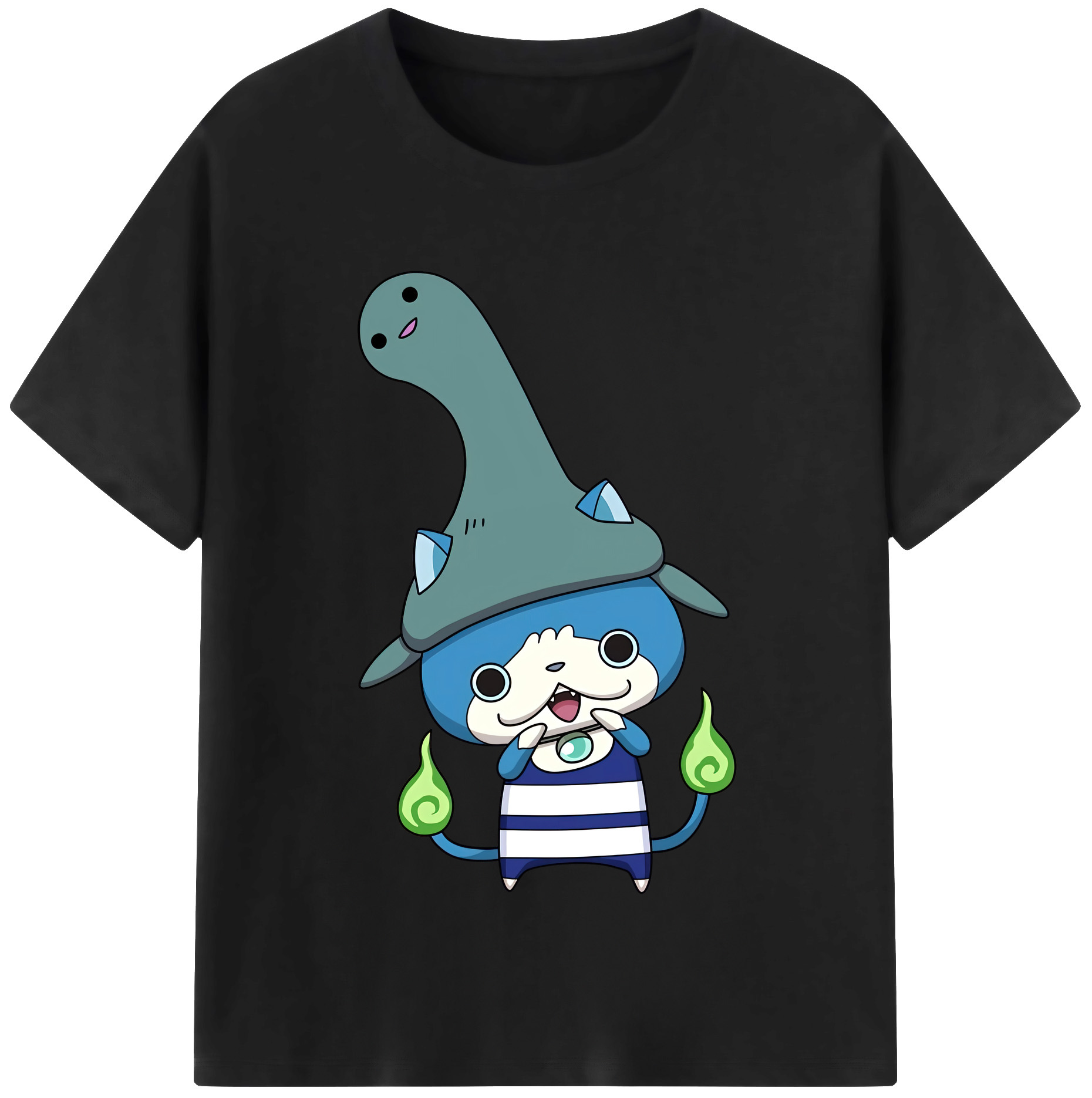 （画像用） 妖怪ウォッチ Yo-kai Watch レディースカジュアルプリントTシャツ（綿100％）