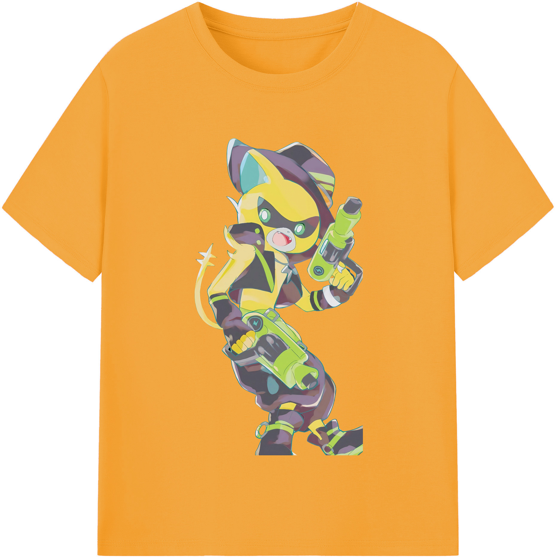 （画像用） 妖怪ウォッチ Yo-kai Watch レディースカジュアルプリントTシャツ（綿100％）