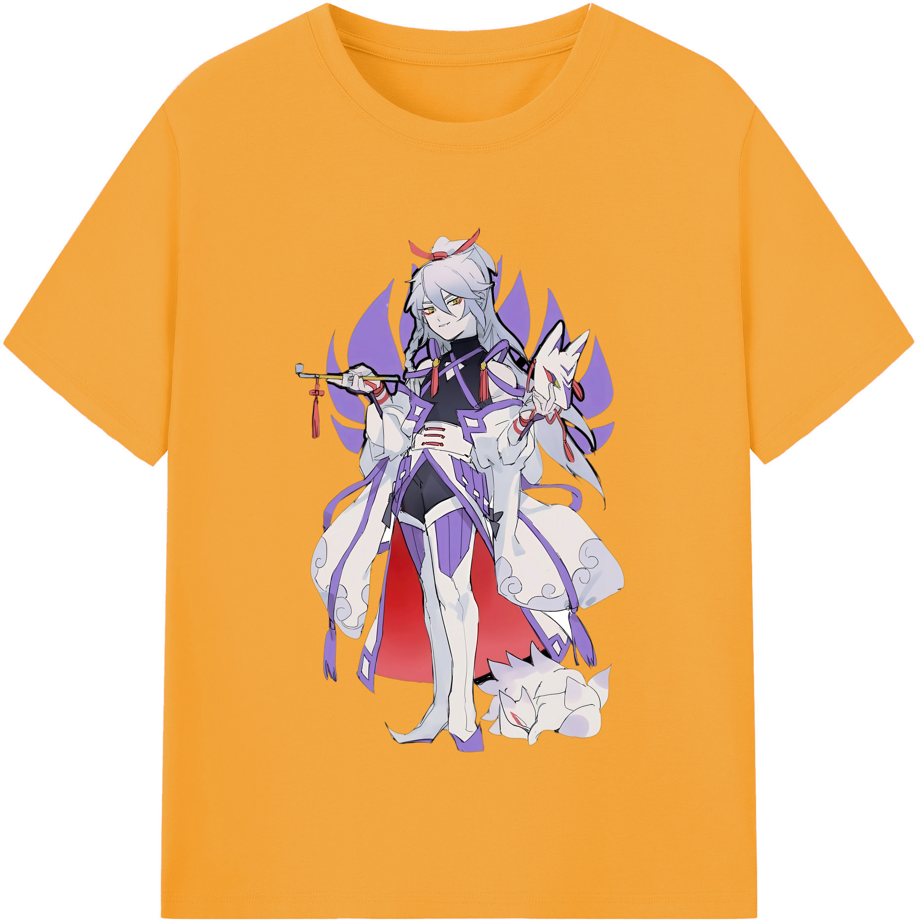 （画像用） 妖怪ウォッチ Yo-kai Watch レディースカジュアルプリントTシャツ（綿100％）