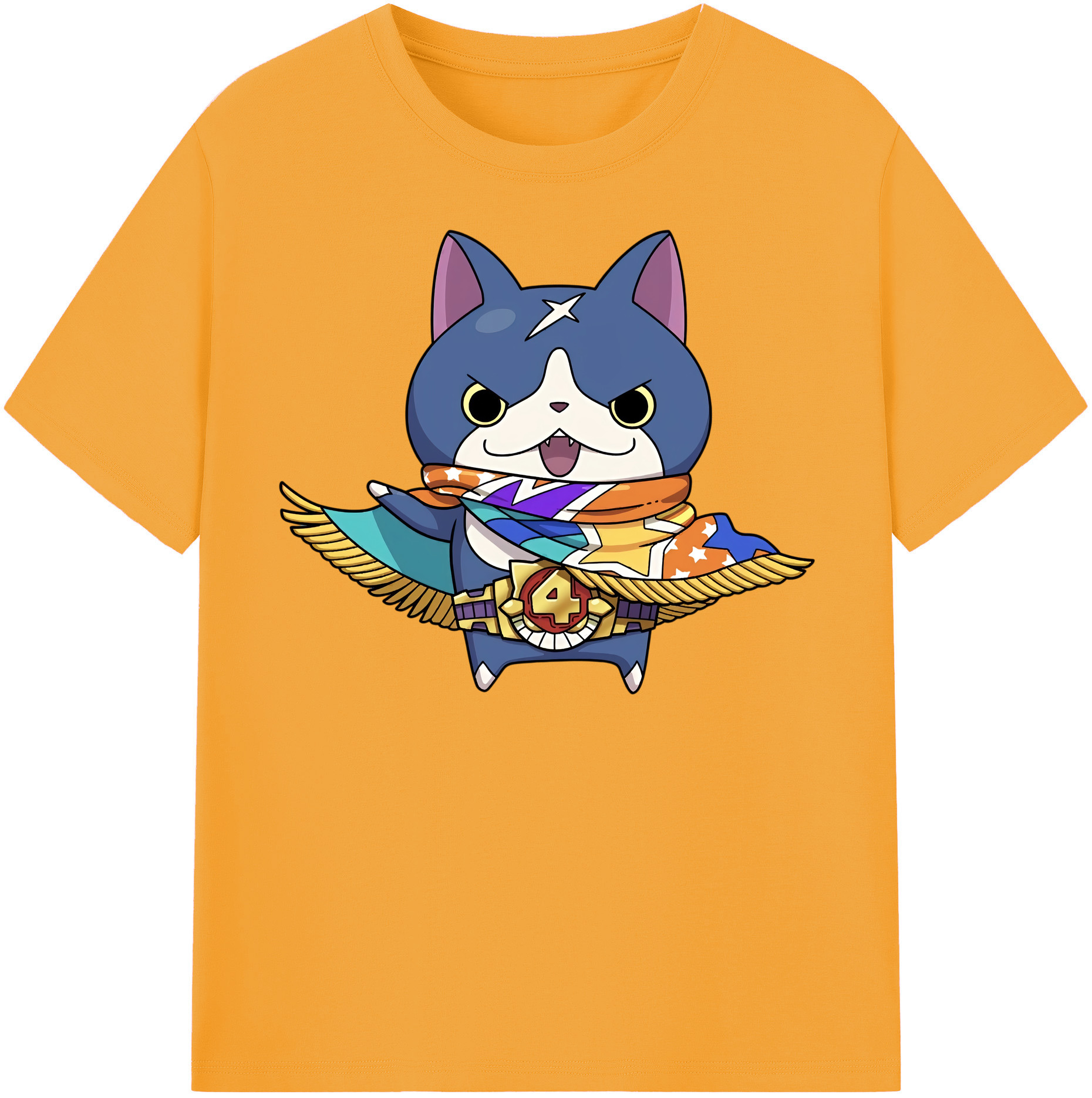 （画像用） 妖怪ウォッチ Yo-kai Watch レディースカジュアルプリントTシャツ（綿100％）