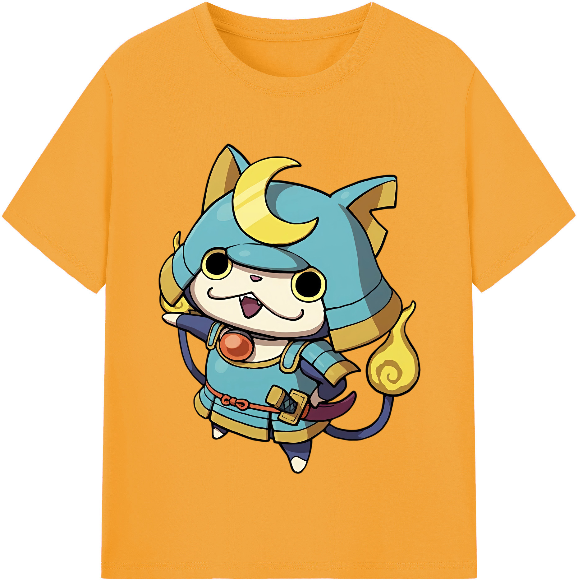 （画像用） 妖怪ウォッチ Yo-kai Watch レディースカジュアルプリントTシャツ（綿100％）