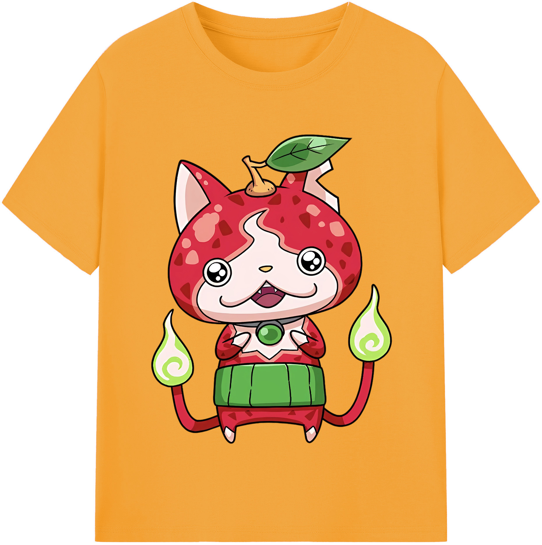 （画像用） 妖怪ウォッチ Yo-kai Watch レディースカジュアルプリントTシャツ（綿100％）