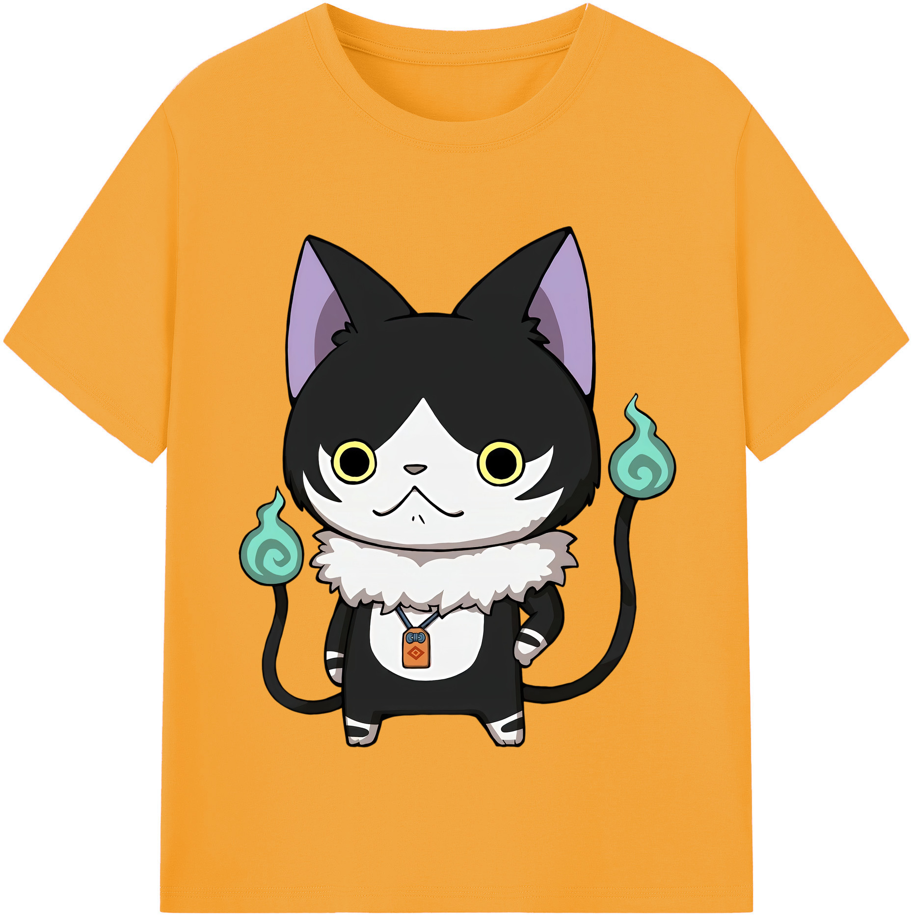 （画像用） 妖怪ウォッチ Yo-kai Watch レディースカジュアルプリントTシャツ（綿100％）