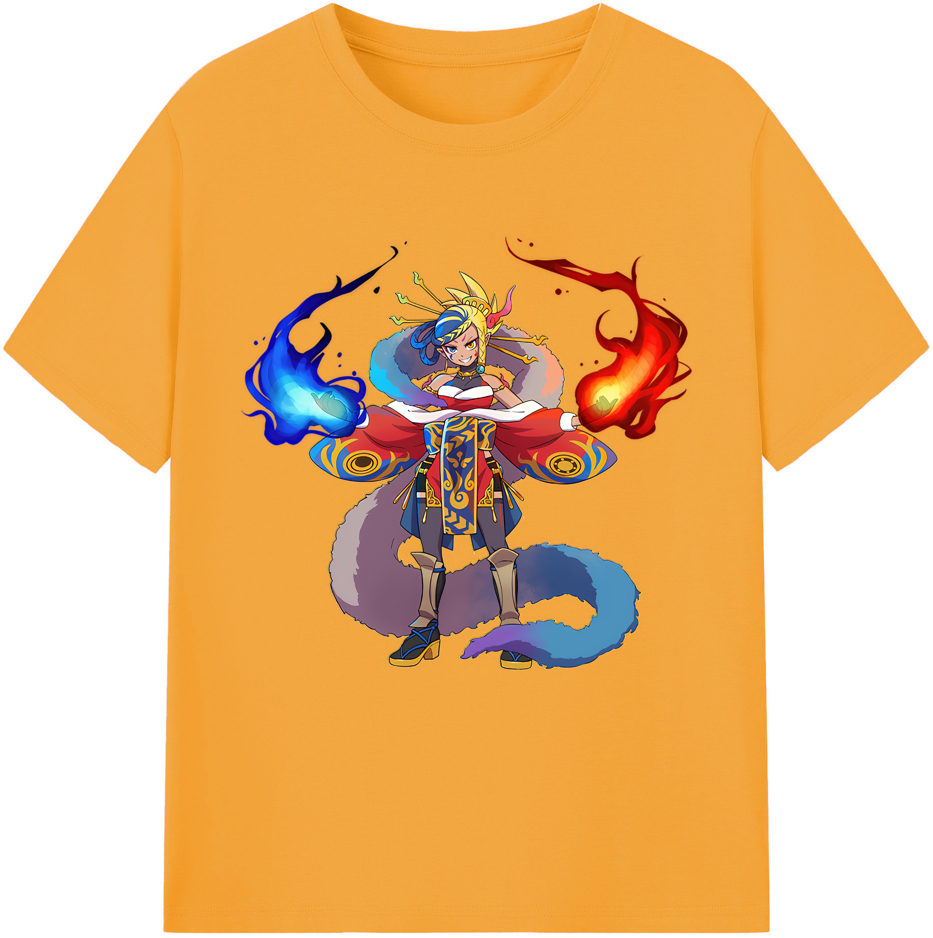 （画像用） 妖怪ウォッチ Yo-kai Watch レディースカジュアルプリントTシャツ（綿100％）