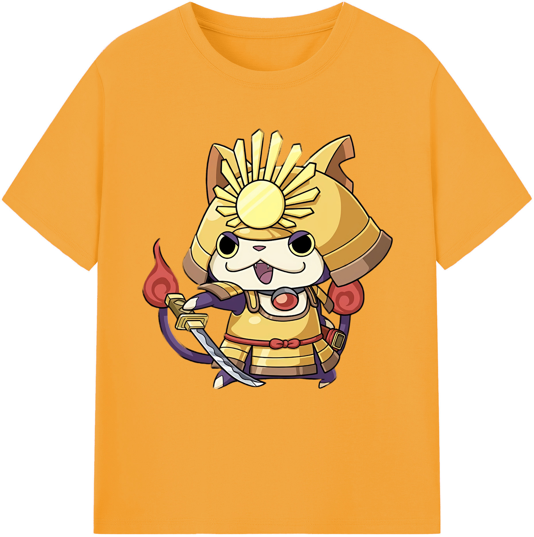 （画像用） 妖怪ウォッチ Yo-kai Watch レディースカジュアルプリントTシャツ（綿100％）