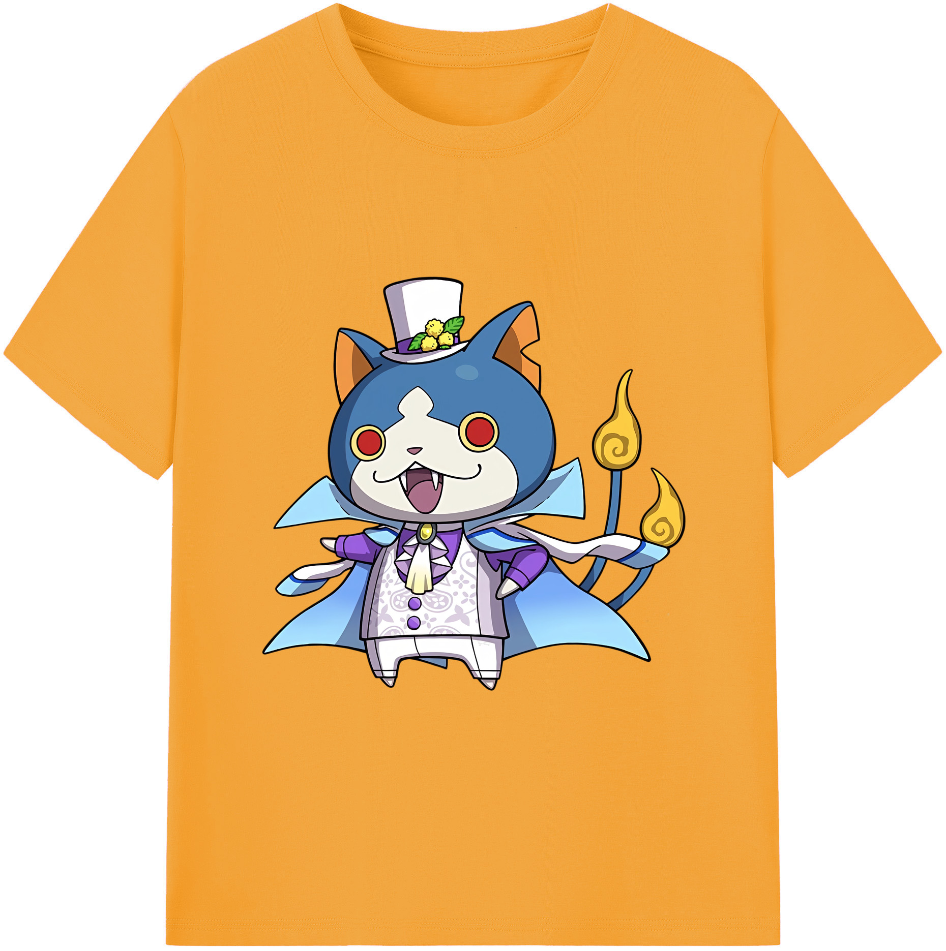 （画像用） 妖怪ウォッチ Yo-kai Watch レディースカジュアルプリントTシャツ（綿100％）