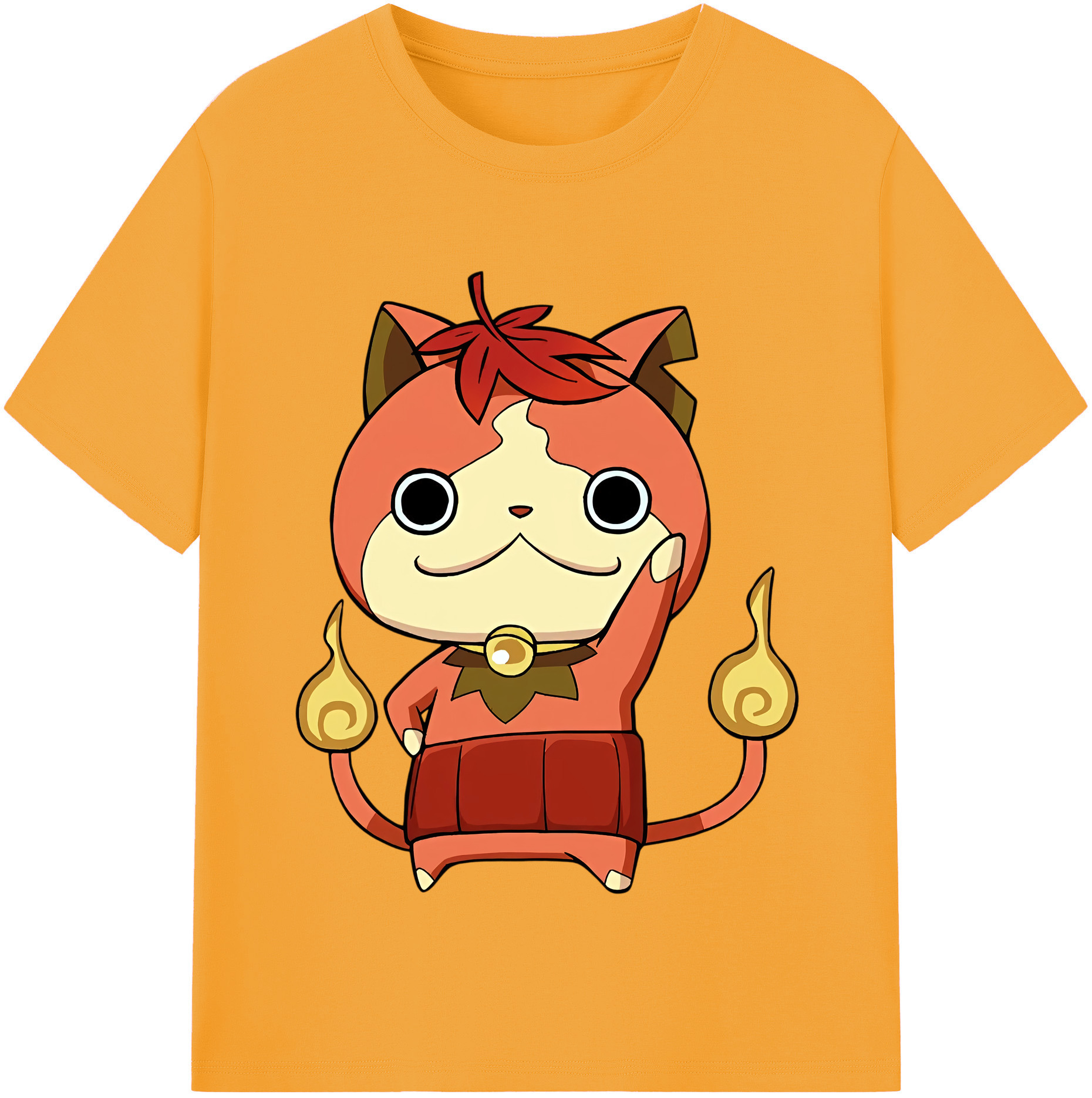 （画像用） 妖怪ウォッチ Yo-kai Watch レディースカジュアルプリントTシャツ（綿100％）