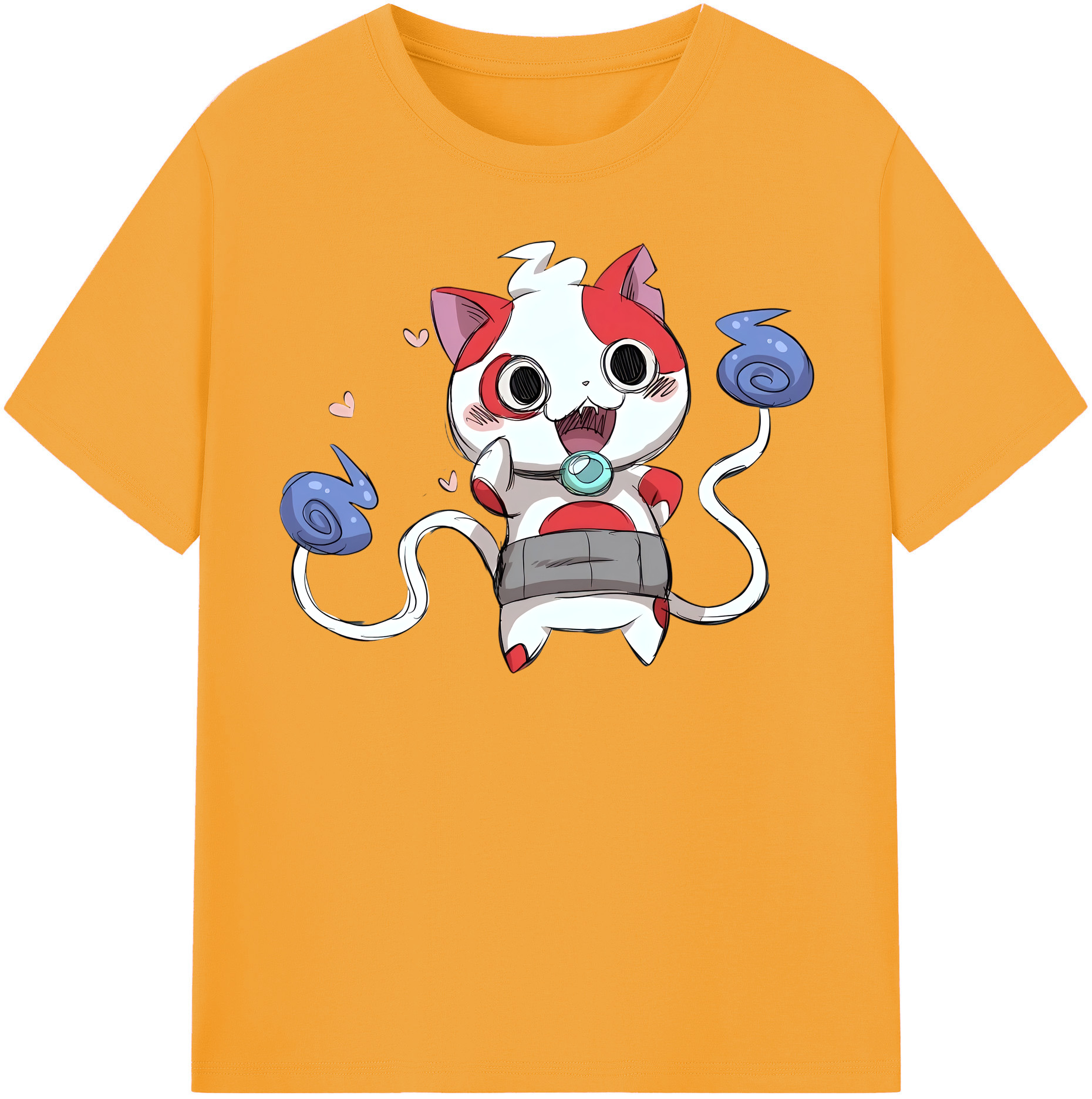 （画像用） 妖怪ウォッチ Yo-kai Watch レディースカジュアルプリントTシャツ（綿100％）