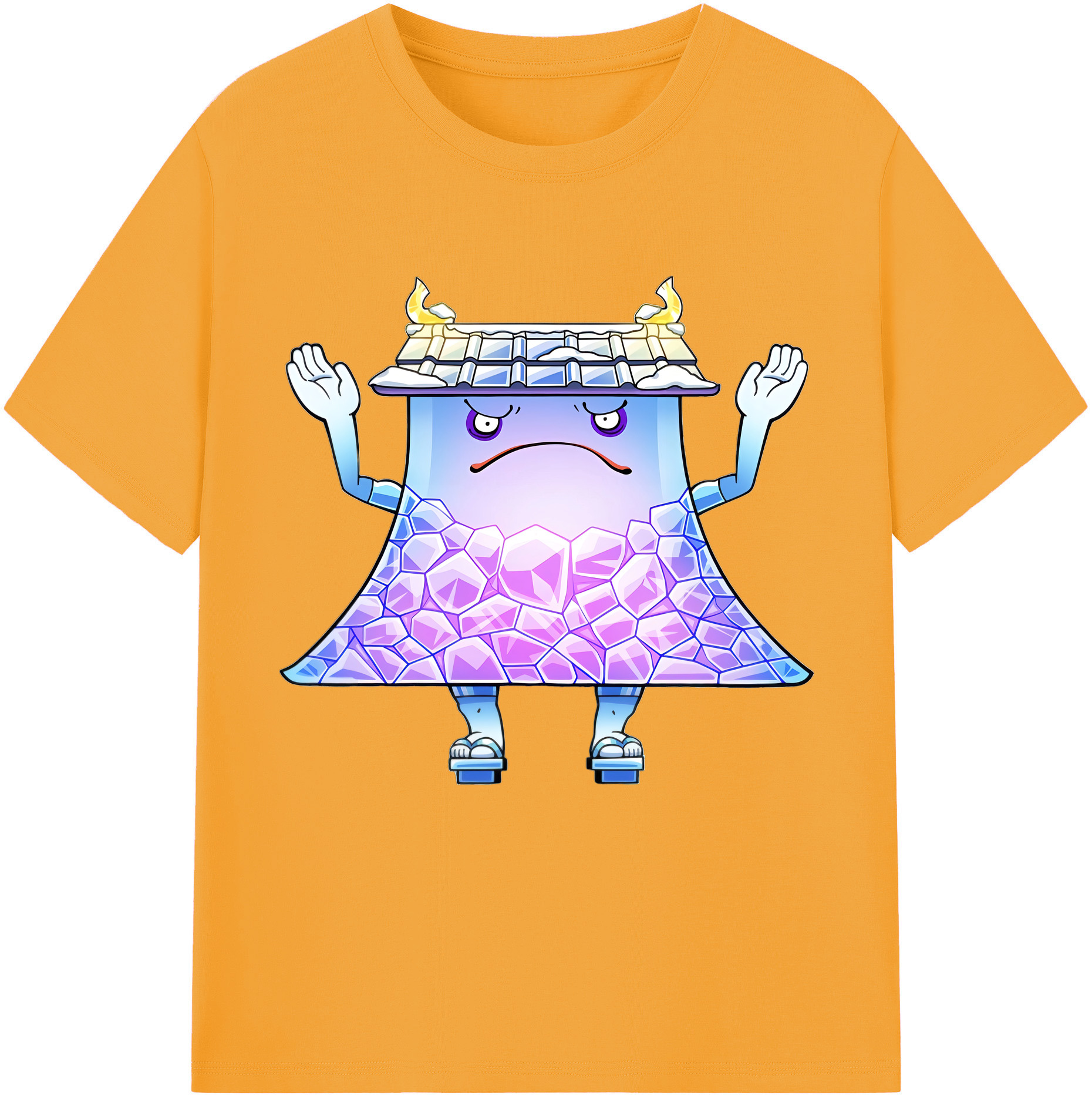 （画像用） 妖怪ウォッチ Yo-kai Watch レディースカジュアルプリントTシャツ（綿100％）