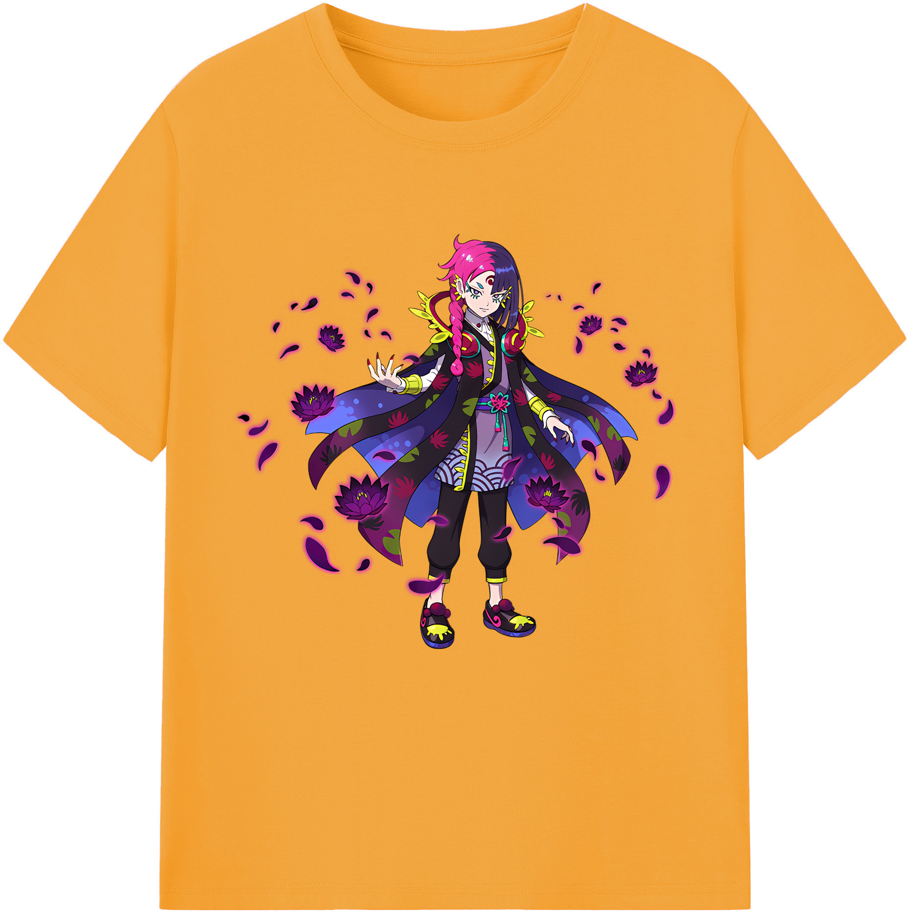 （画像用） 妖怪ウォッチ Yo-kai Watch レディースカジュアルプリントTシャツ（綿100％）