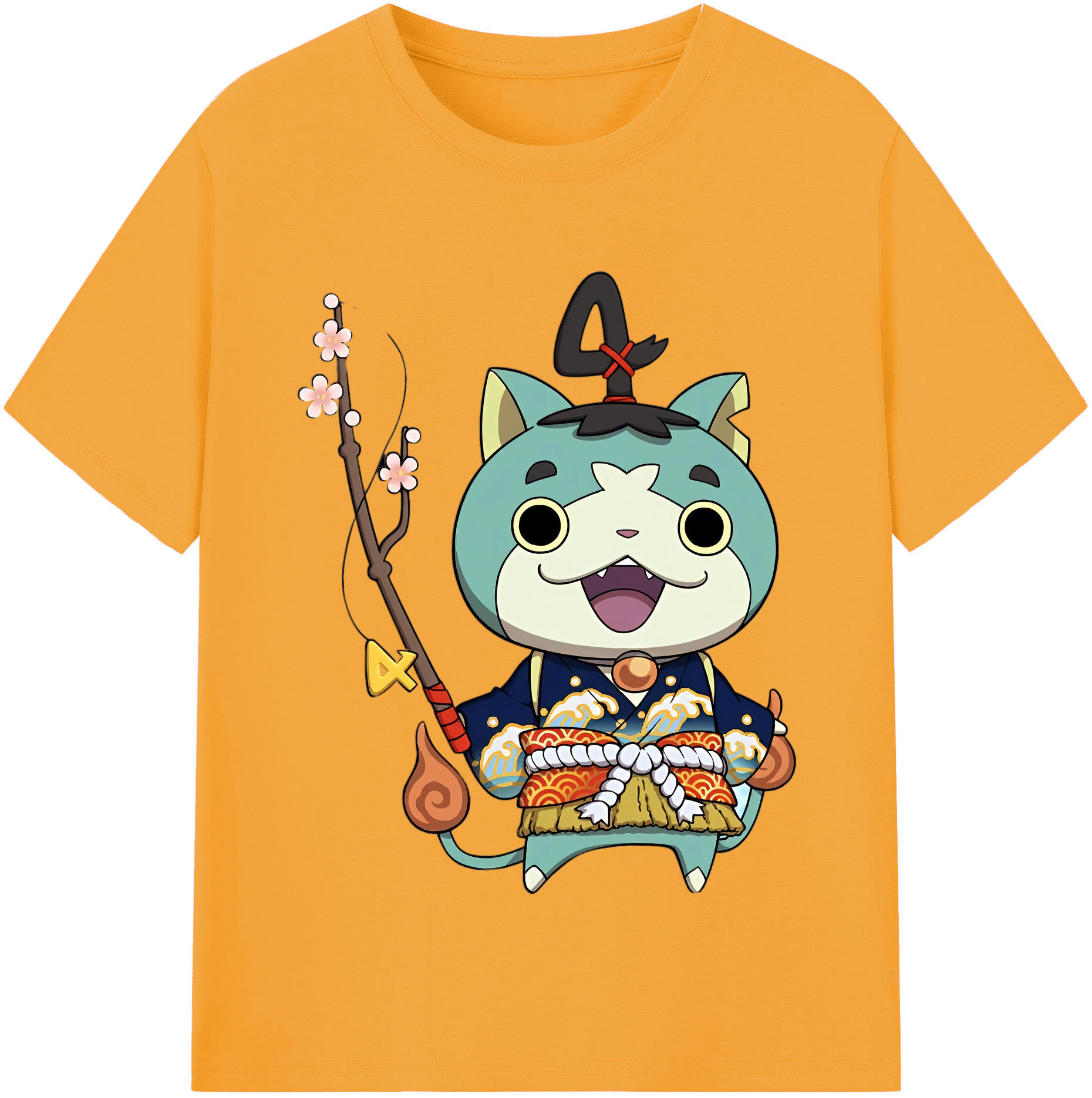 （画像用） 妖怪ウォッチ Yo-kai Watch レディースカジュアルプリントTシャツ（綿100％）