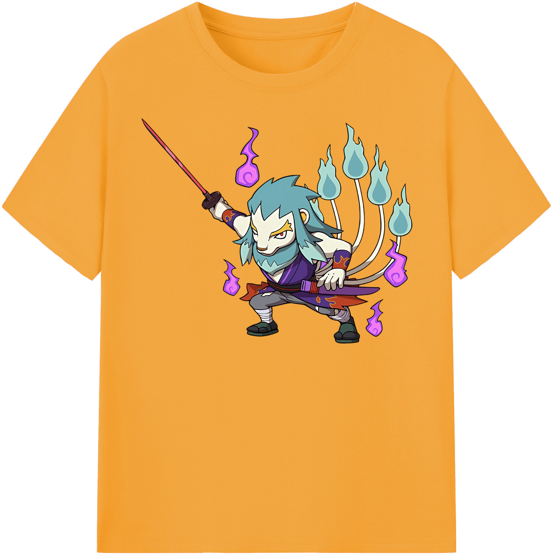 （画像用） 妖怪ウォッチ Yo-kai Watch レディースカジュアルプリントTシャツ（綿100％）