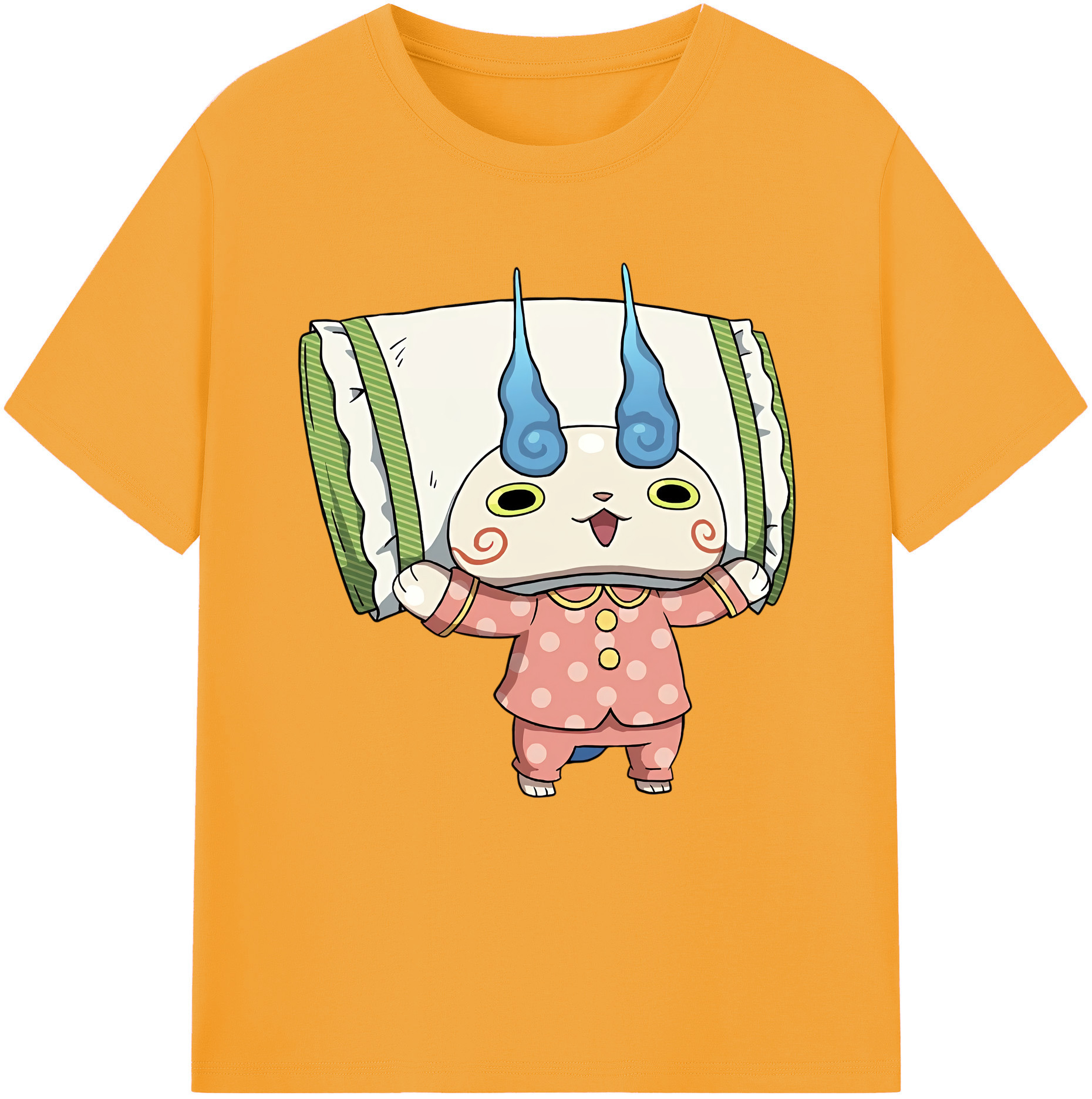 （画像用） 妖怪ウォッチ Yo-kai Watch レディースカジュアルプリントTシャツ（綿100％）