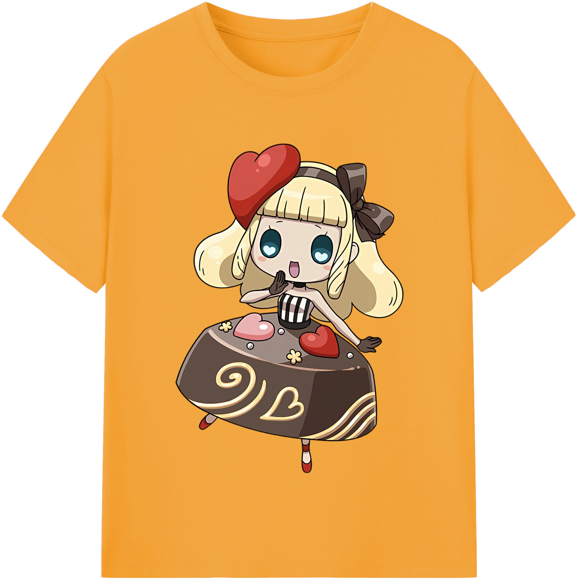 （画像用） 妖怪ウォッチ Yo-kai Watch レディースカジュアルプリントTシャツ（綿100％）