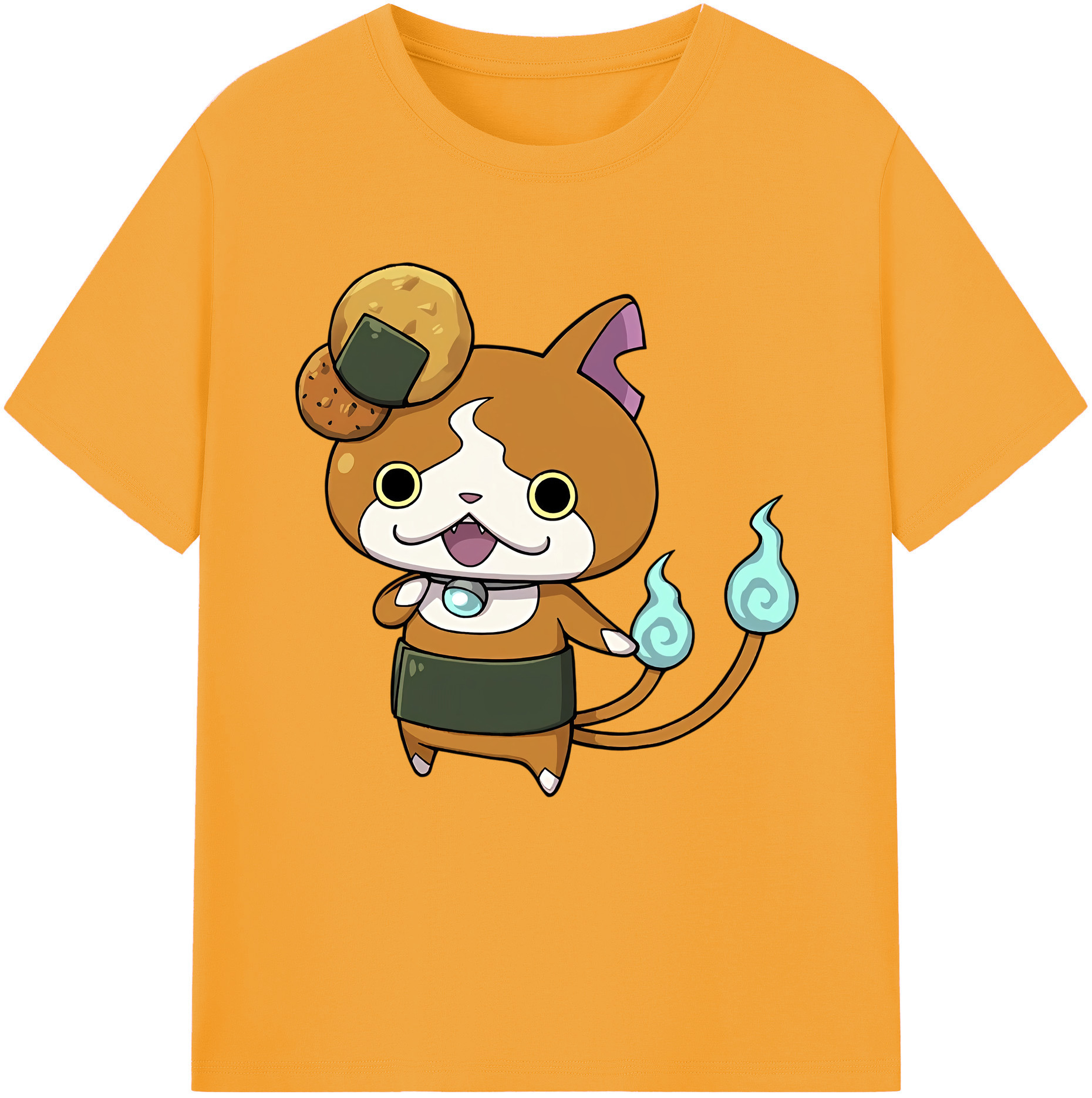 （画像用） 妖怪ウォッチ Yo-kai Watch レディースカジュアルプリントTシャツ（綿100％）