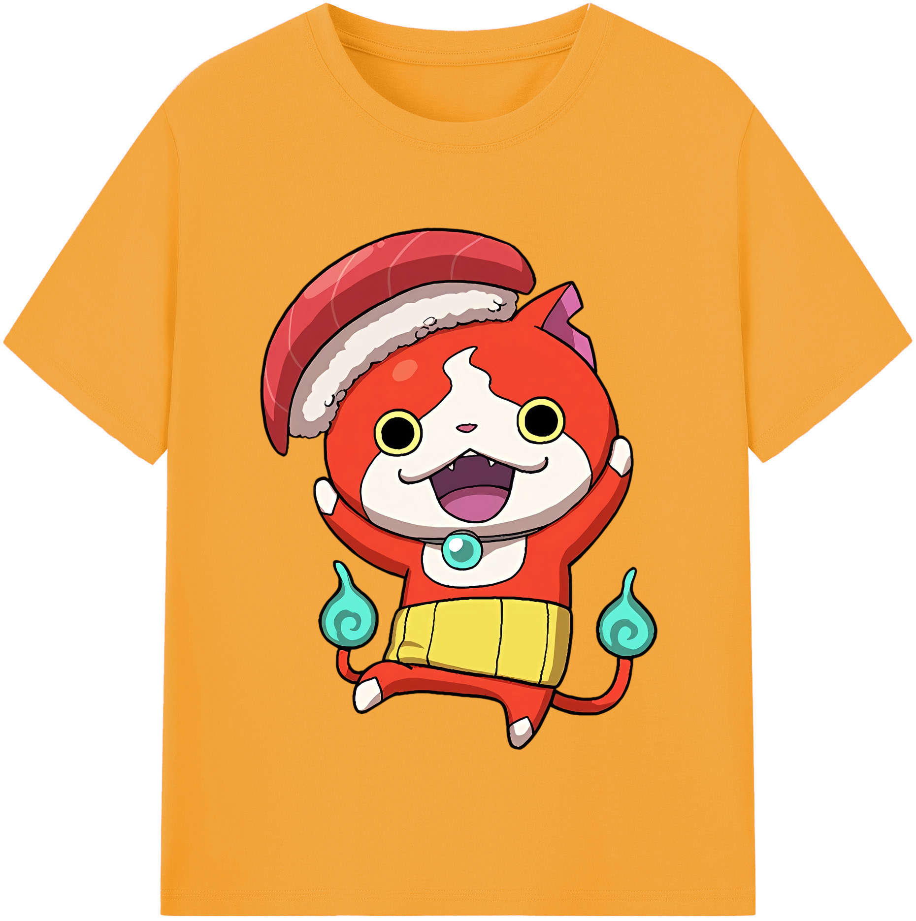 （画像用） 妖怪ウォッチ Yo-kai Watch レディースカジュアルプリントTシャツ（綿100％）
