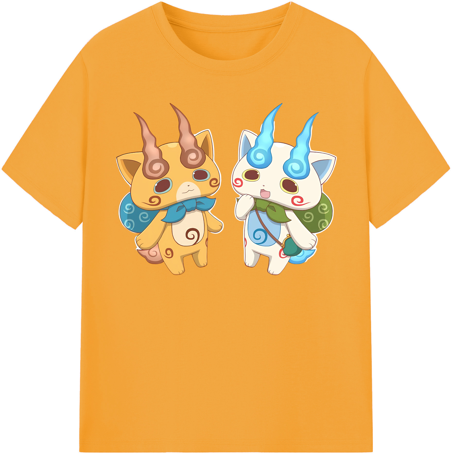 （画像用） 妖怪ウォッチ Yo-kai Watch レディースカジュアルプリントTシャツ（綿100％）