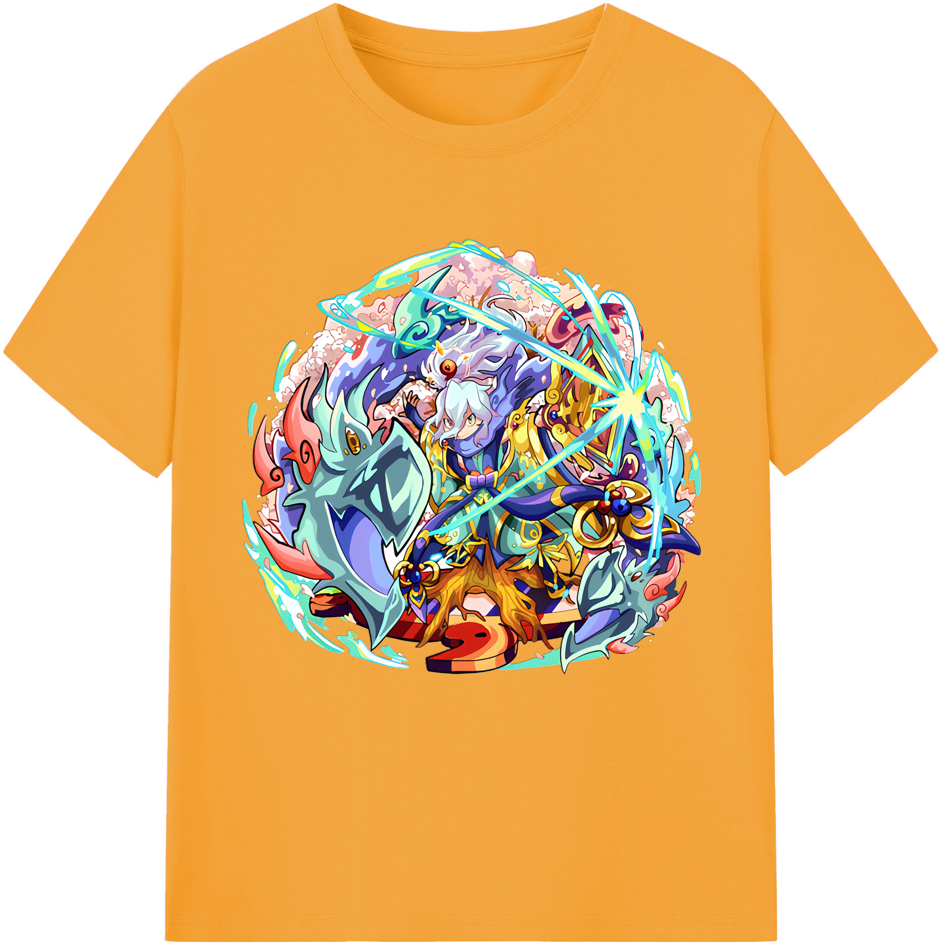 （画像用） 妖怪ウォッチ Yo-kai Watch レディースカジュアルプリントTシャツ（綿100％）