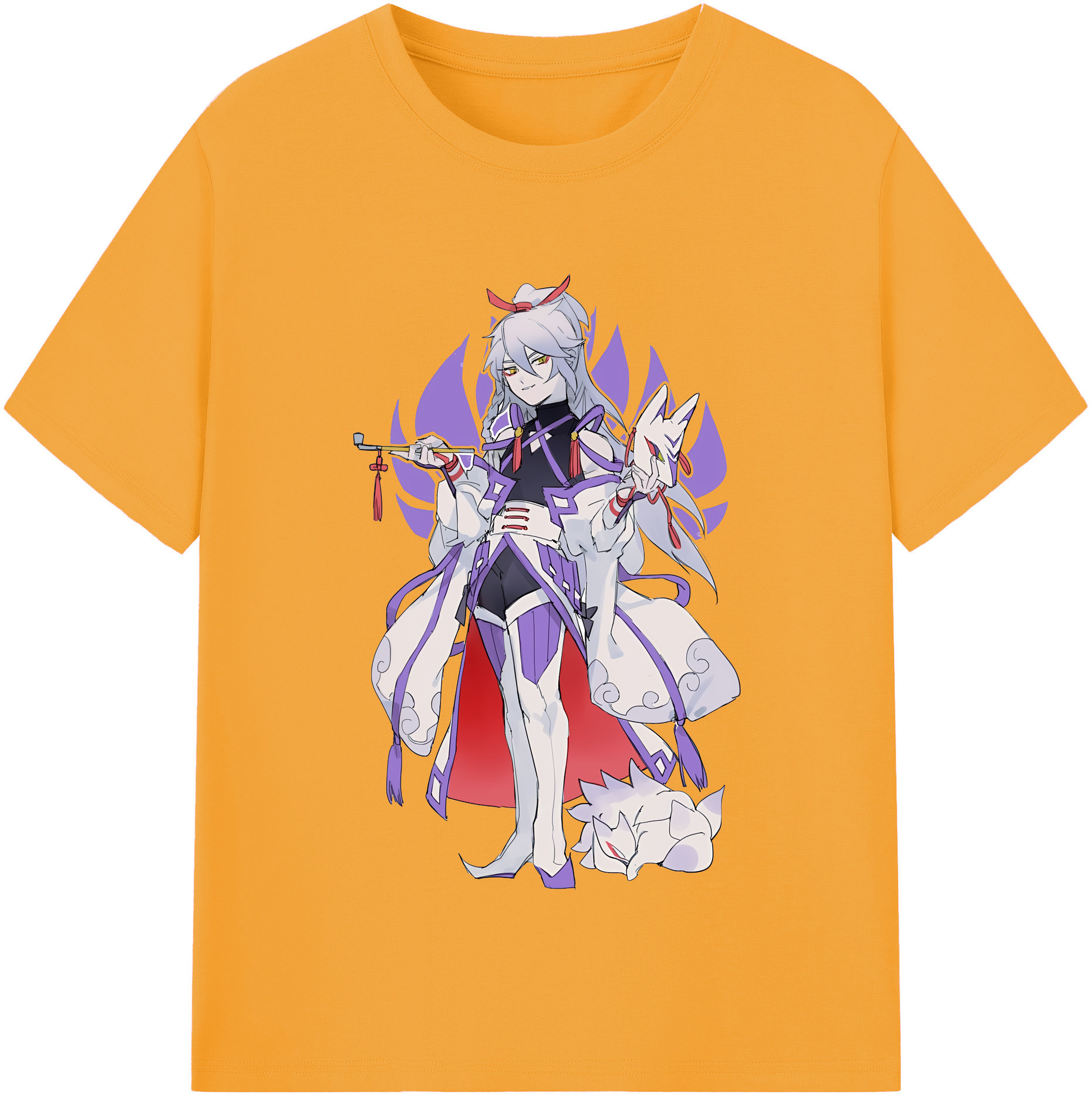 （画像用） 妖怪ウォッチ Yo-kai Watch レディースカジュアルプリントTシャツ（綿100％）