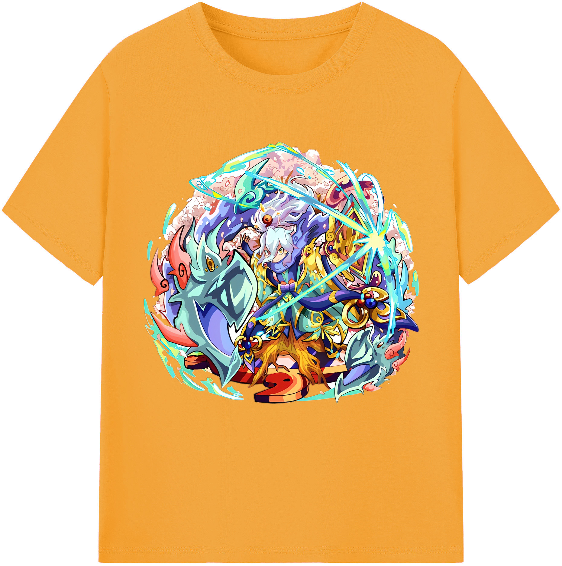 （画像用） 妖怪ウォッチ Yo-kai Watch レディースカジュアルプリントTシャツ（綿100％）