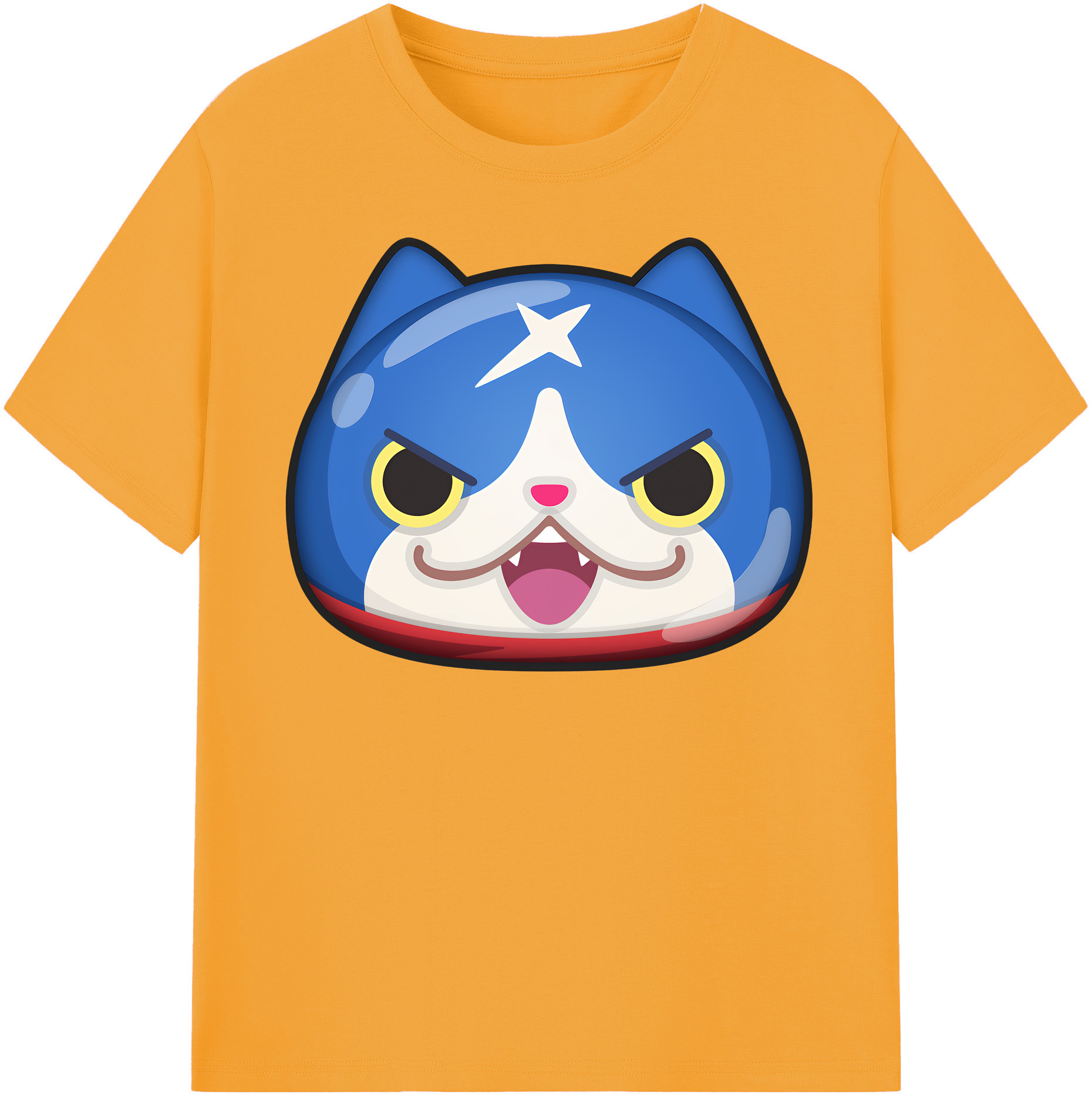 （画像用） 妖怪ウォッチ Yo-kai Watch レディースカジュアルプリントTシャツ（綿100％）