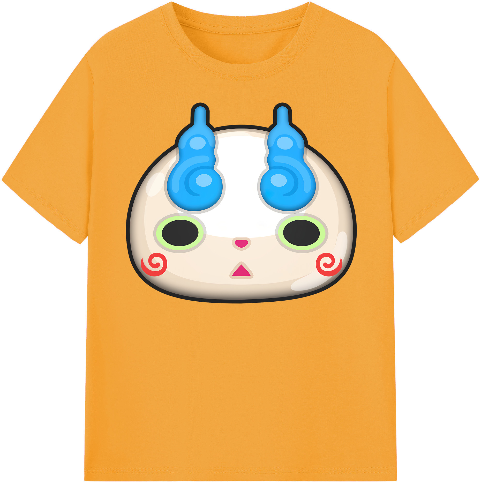 （画像用） 妖怪ウォッチ Yo-kai Watch レディースカジュアルプリントTシャツ（綿100％）
