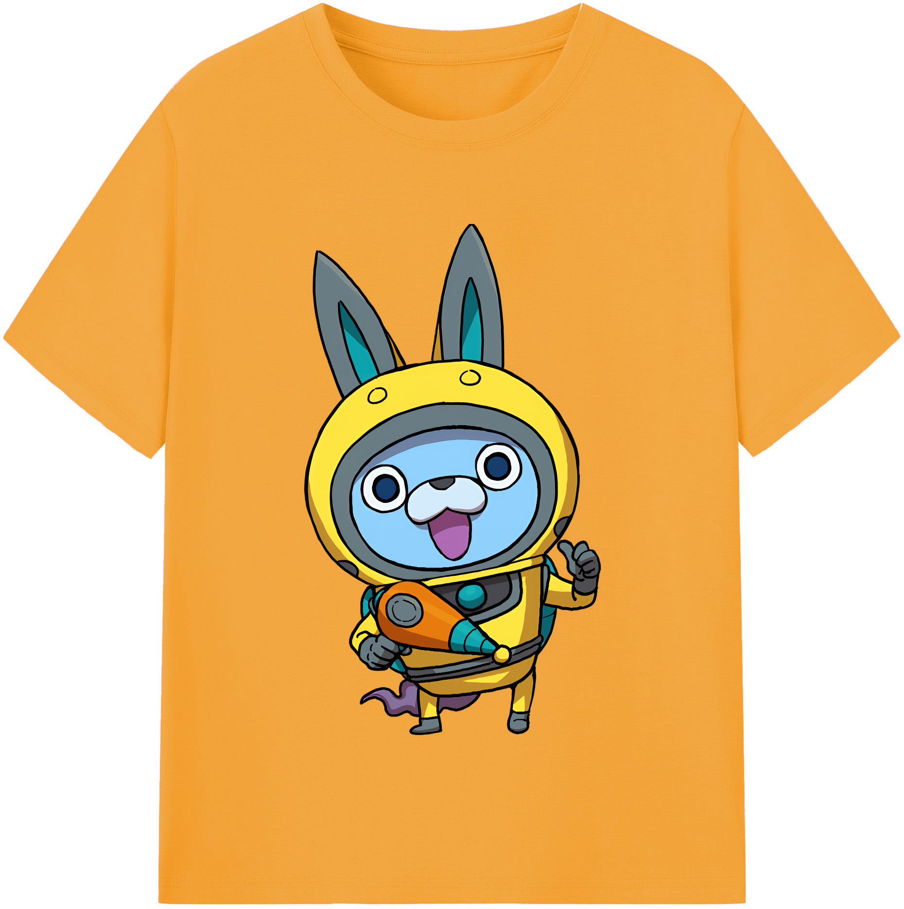 （画像用） 妖怪ウォッチ Yo-kai Watch レディースカジュアルプリントTシャツ（綿100％）