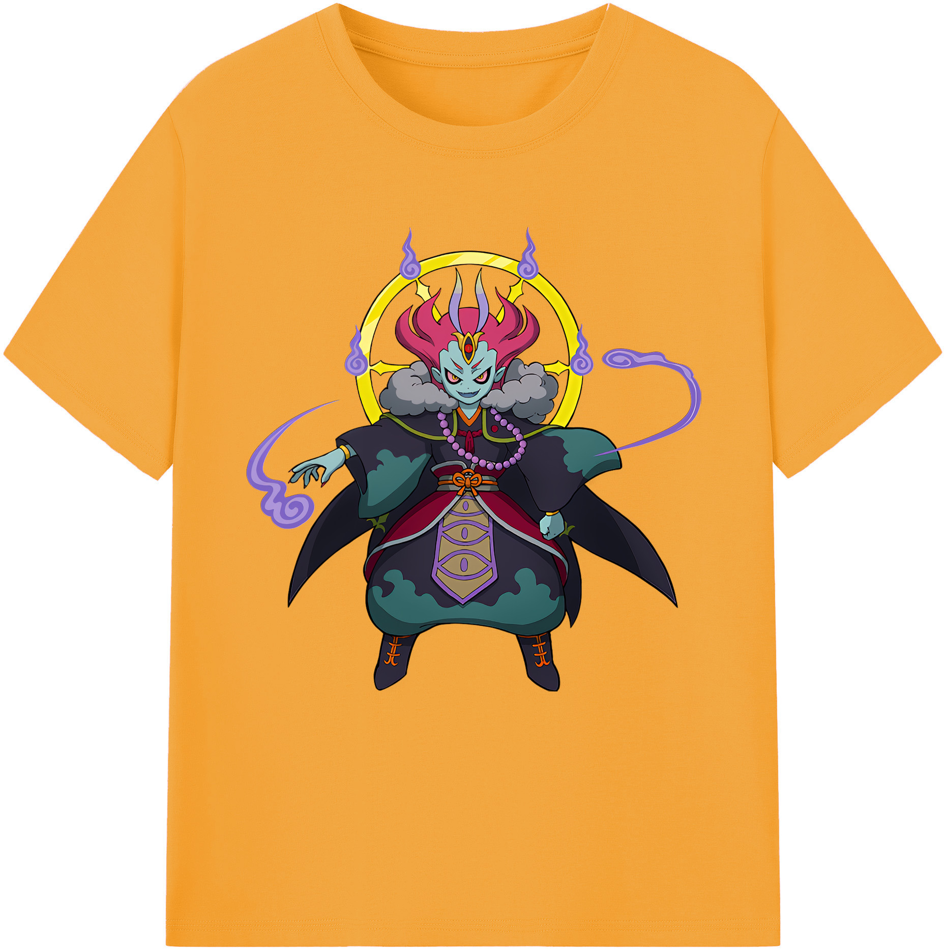 （画像用） 妖怪ウォッチ Yo-kai Watch レディースカジュアルプリントTシャツ（綿100％）