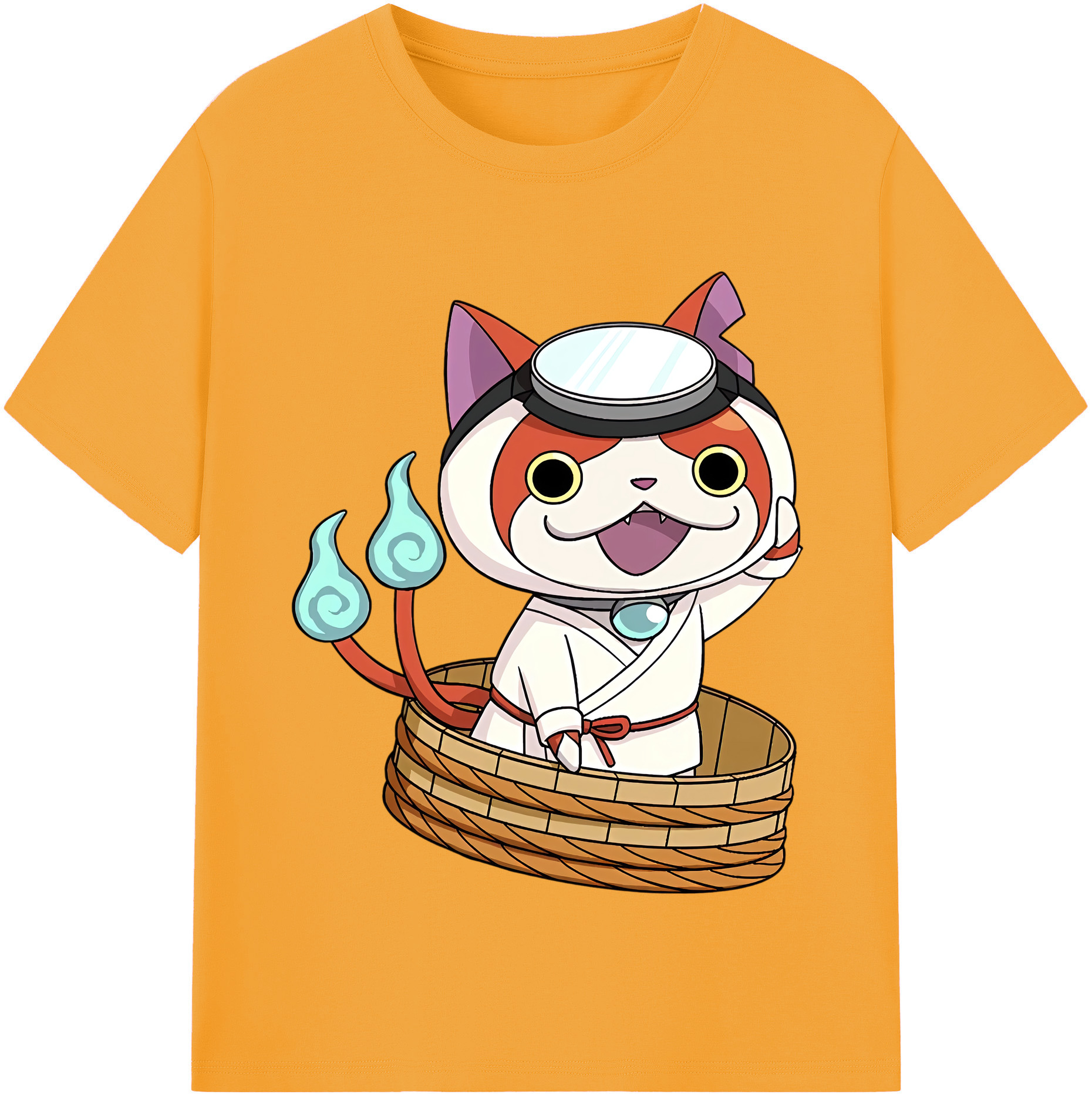 （画像用） 妖怪ウォッチ Yo-kai Watch レディースカジュアルプリントTシャツ（綿100％）