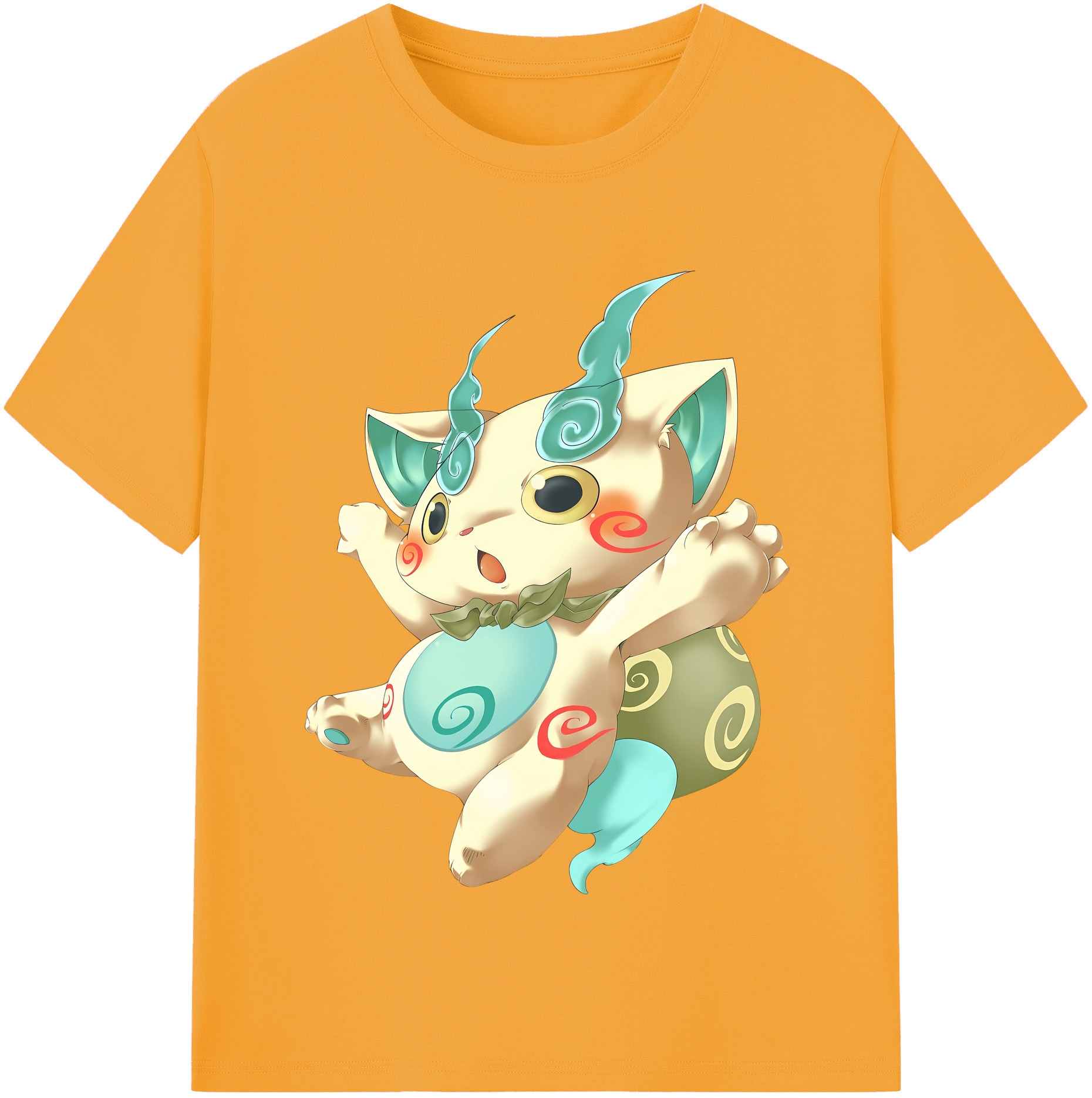 （画像用） 妖怪ウォッチ Yo-kai Watch レディースカジュアルプリントTシャツ（綿100％）