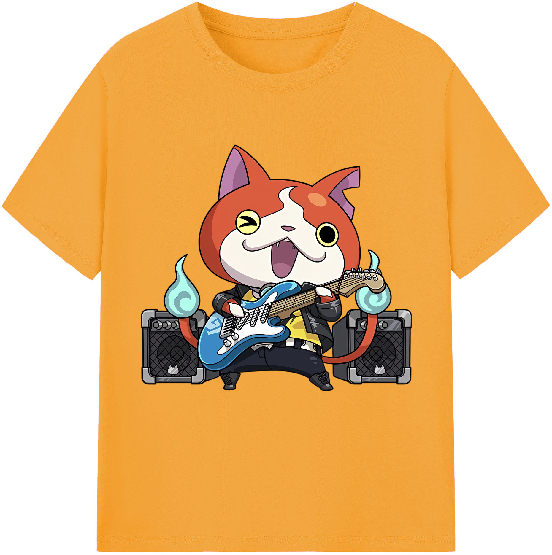 （画像用） 妖怪ウォッチ Yo-kai Watch レディースカジュアルプリントTシャツ（綿100％）