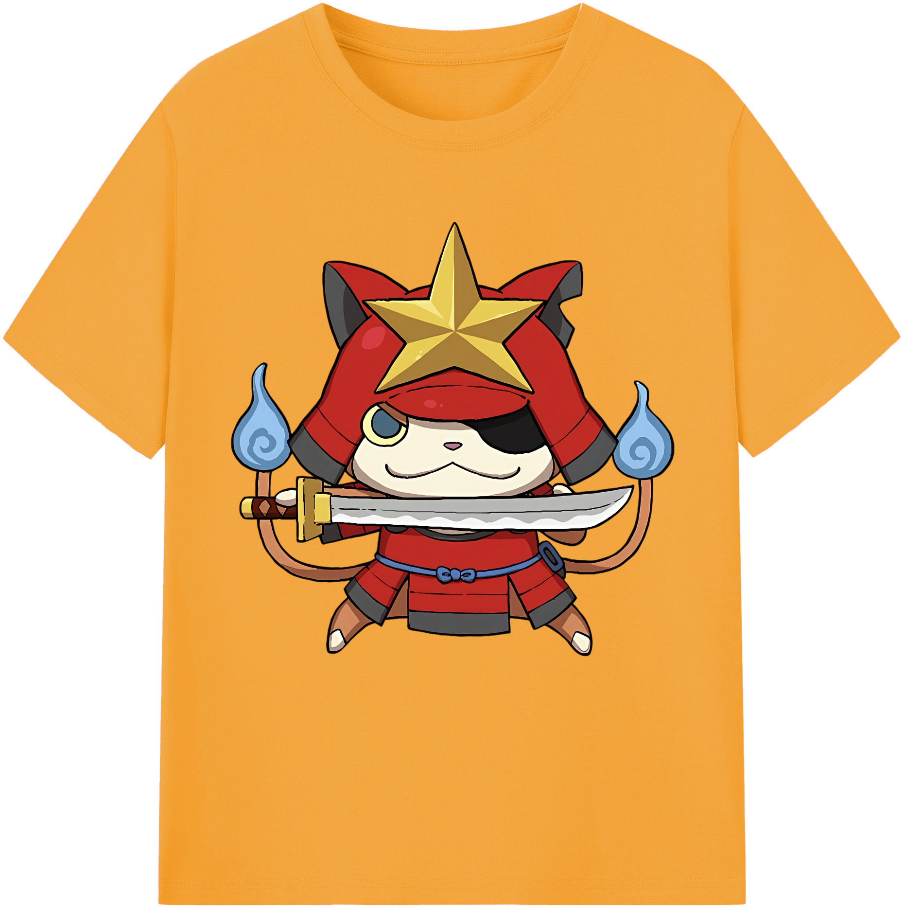 （画像用） 妖怪ウォッチ Yo-kai Watch レディースカジュアルプリントTシャツ（綿100％）