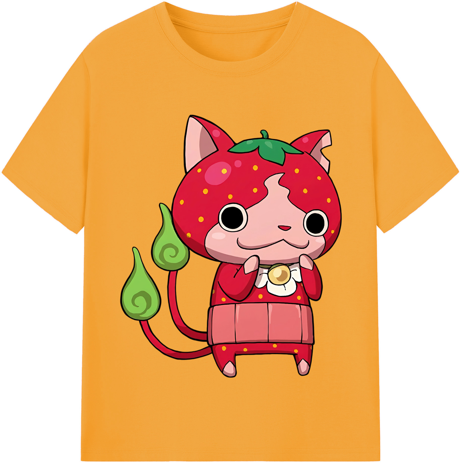 （画像用） 妖怪ウォッチ Yo-kai Watch レディースカジュアルプリントTシャツ（綿100％）