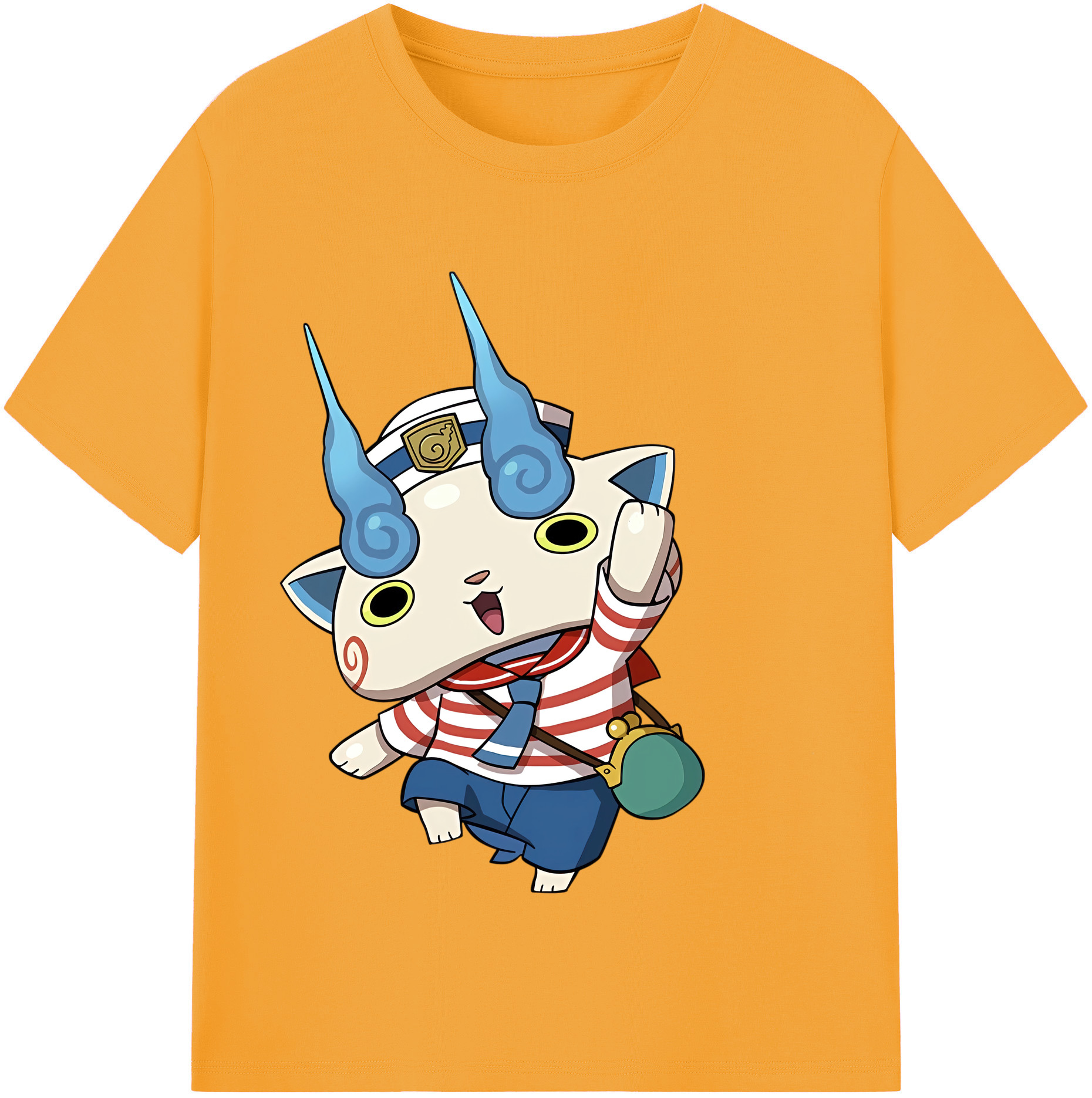 （画像用） 妖怪ウォッチ Yo-kai Watch レディースカジュアルプリントTシャツ（綿100％）