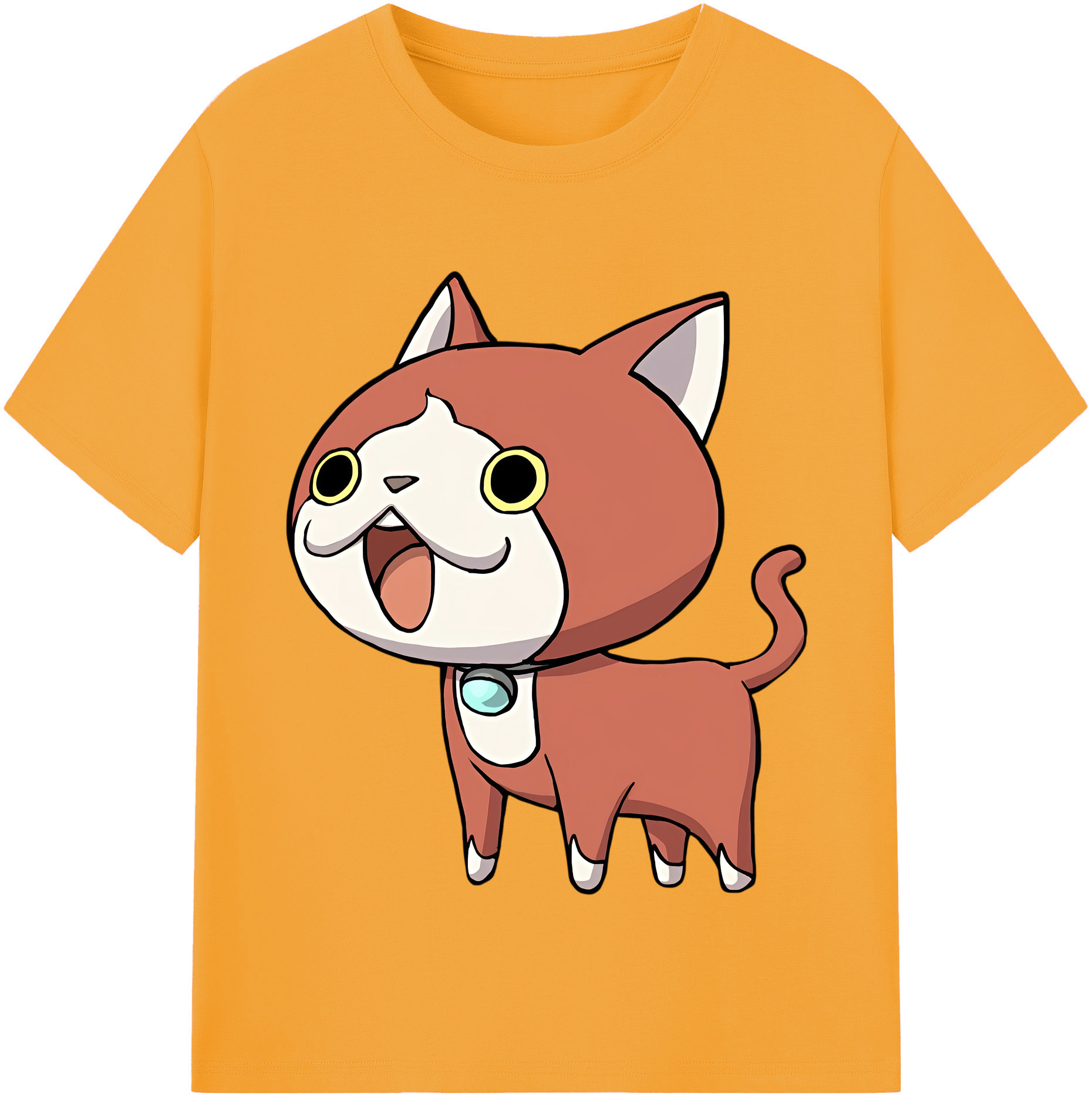 （画像用） 妖怪ウォッチ Yo-kai Watch レディースカジュアルプリントTシャツ（綿100％）