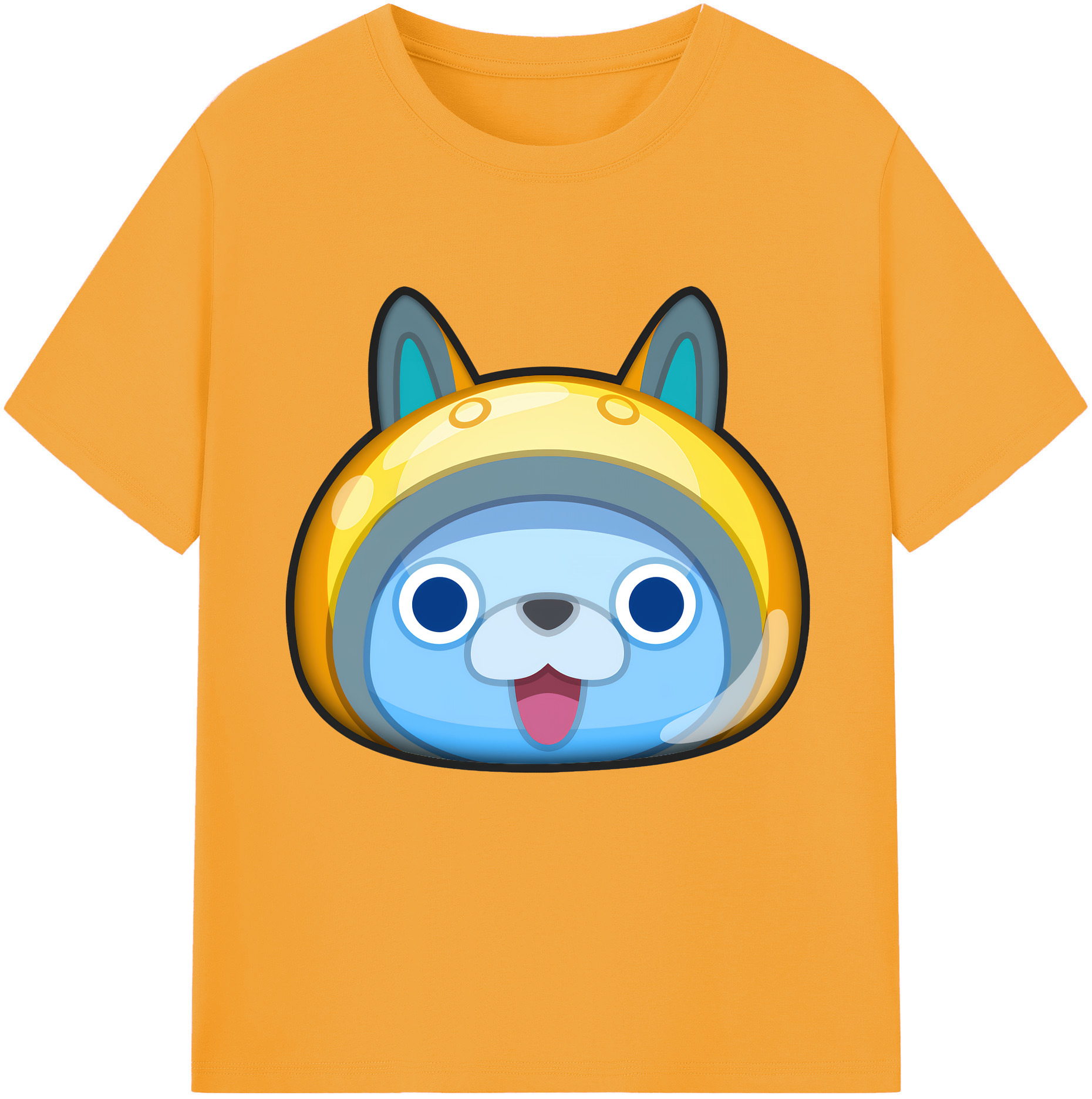 （画像用） 妖怪ウォッチ Yo-kai Watch レディースカジュアルプリントTシャツ（綿100％）