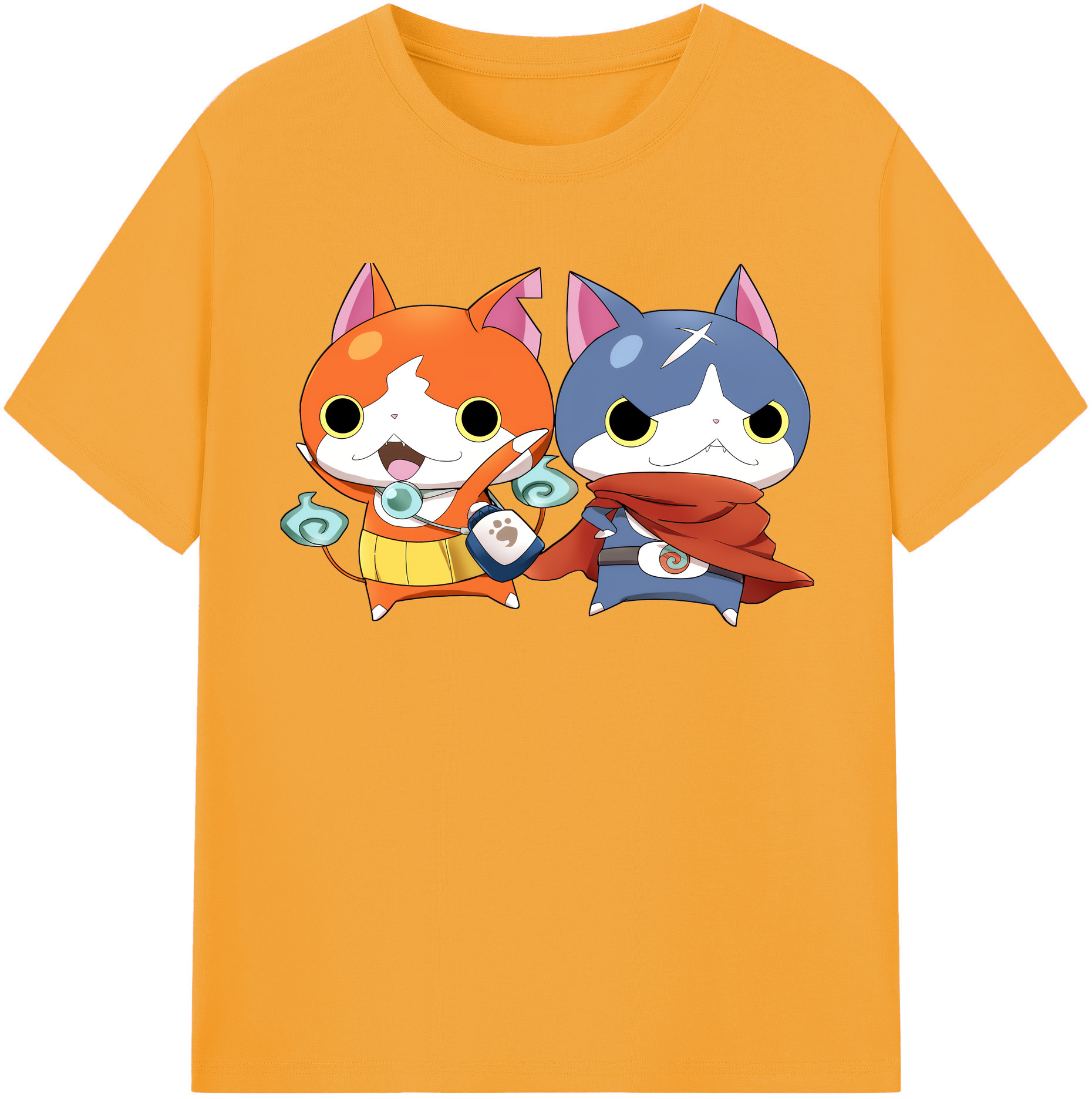 （画像用） 妖怪ウォッチ Yo-kai Watch レディースカジュアルプリントTシャツ（綿100％）