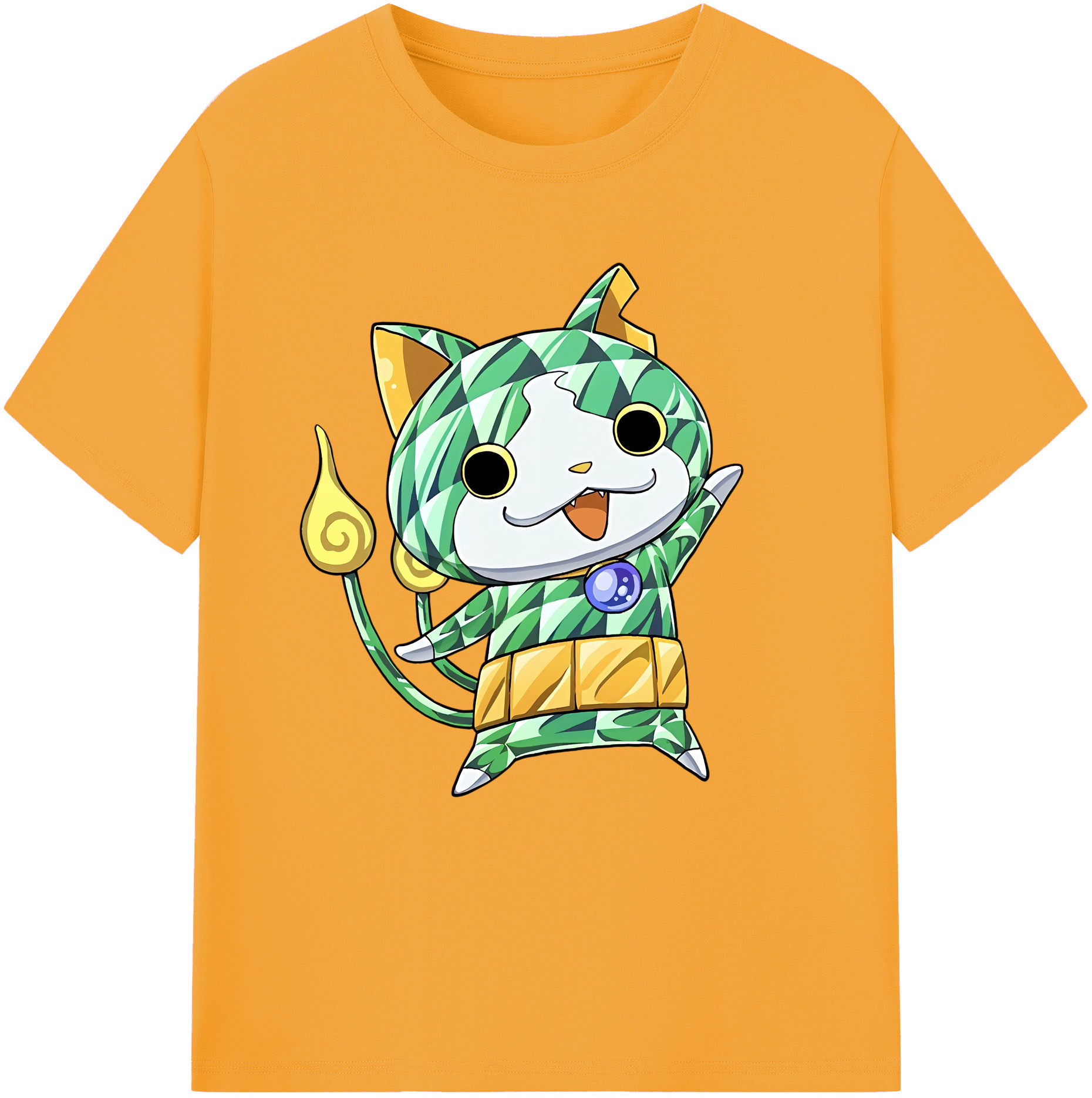 （画像用） 妖怪ウォッチ Yo-kai Watch レディースカジュアルプリントTシャツ（綿100％）
