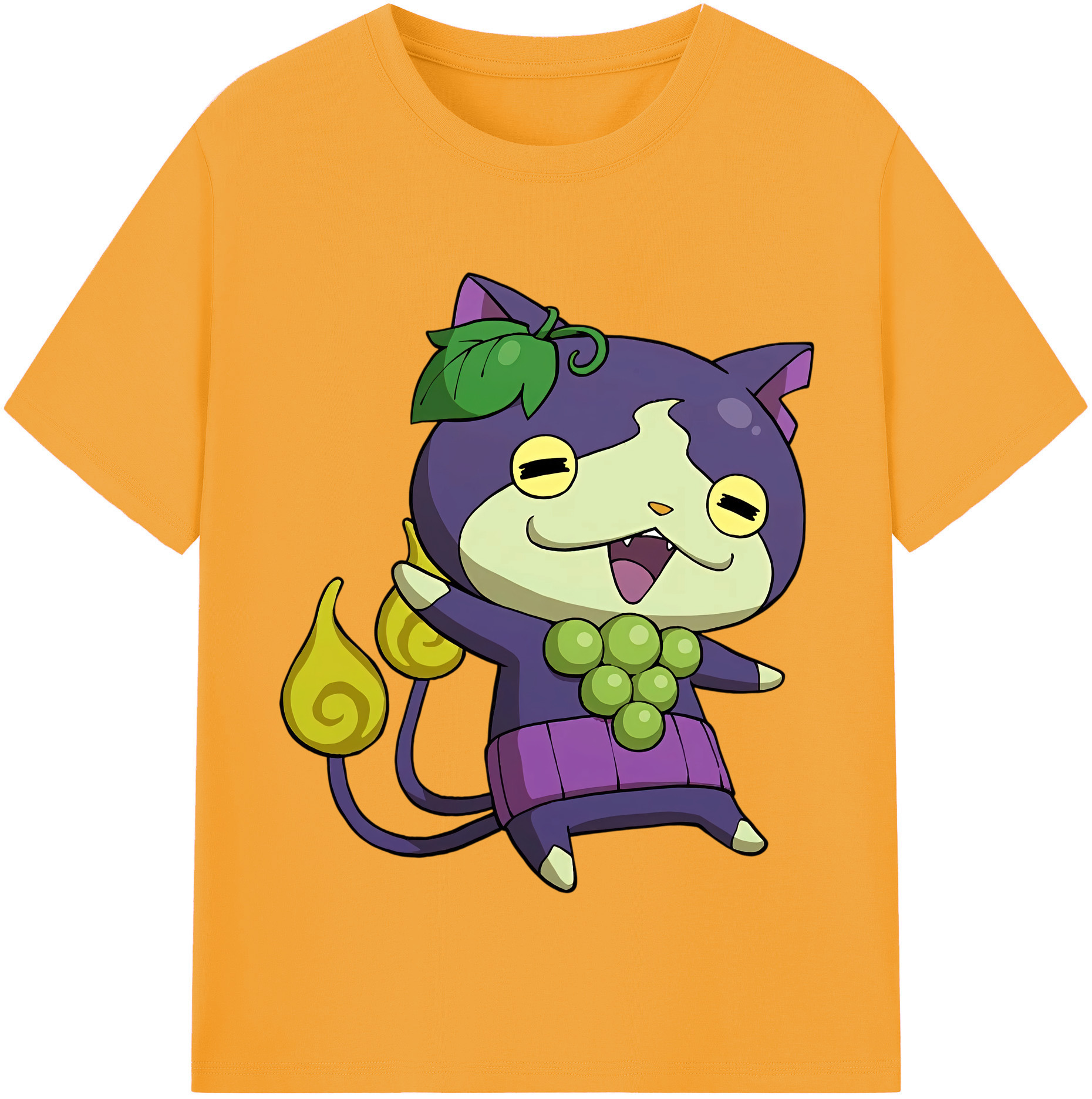 （画像用） 妖怪ウォッチ Yo-kai Watch レディースカジュアルプリントTシャツ（綿100％）