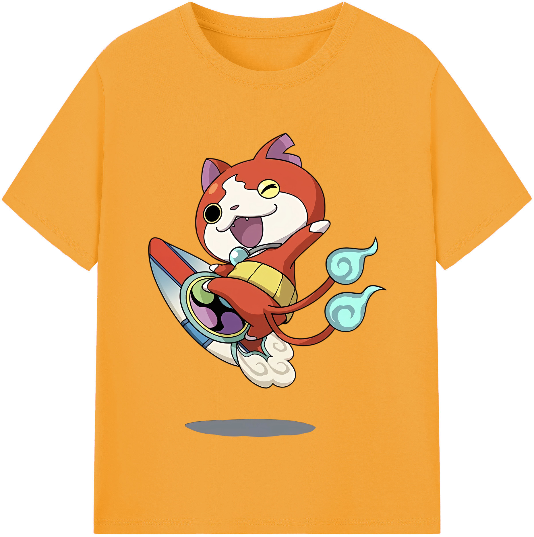 （画像用） 妖怪ウォッチ Yo-kai Watch レディースカジュアルプリントTシャツ（綿100％）