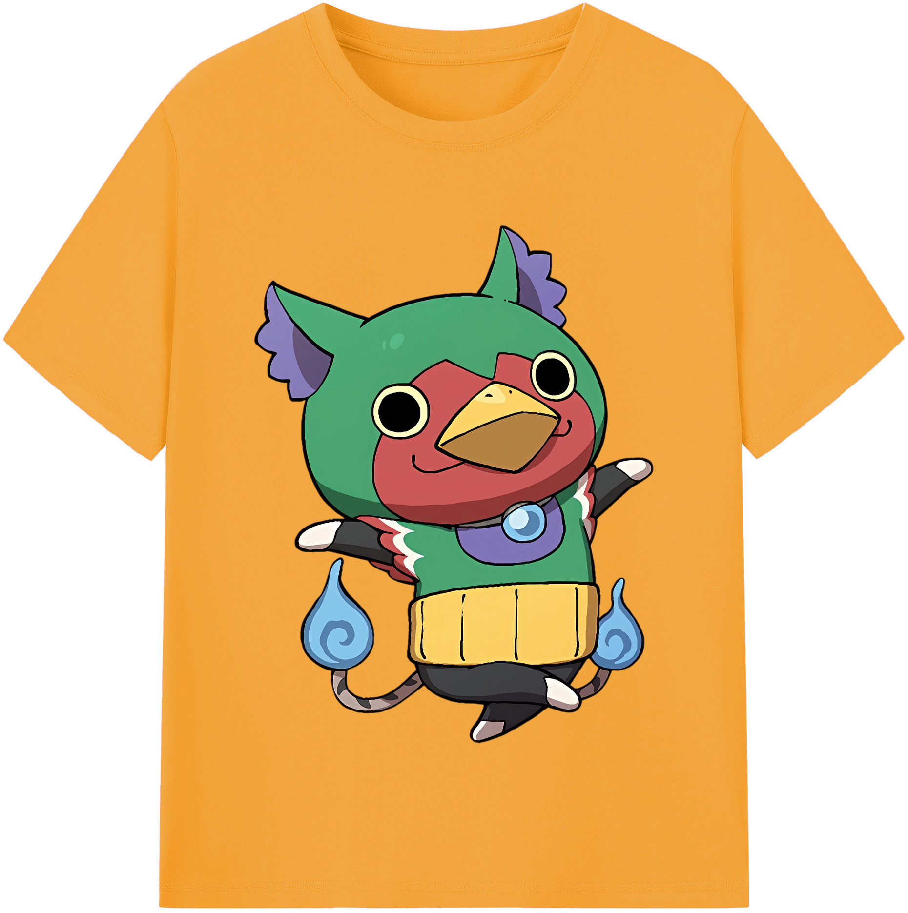 （画像用） 妖怪ウォッチ Yo-kai Watch レディースカジュアルプリントTシャツ（綿100％）
