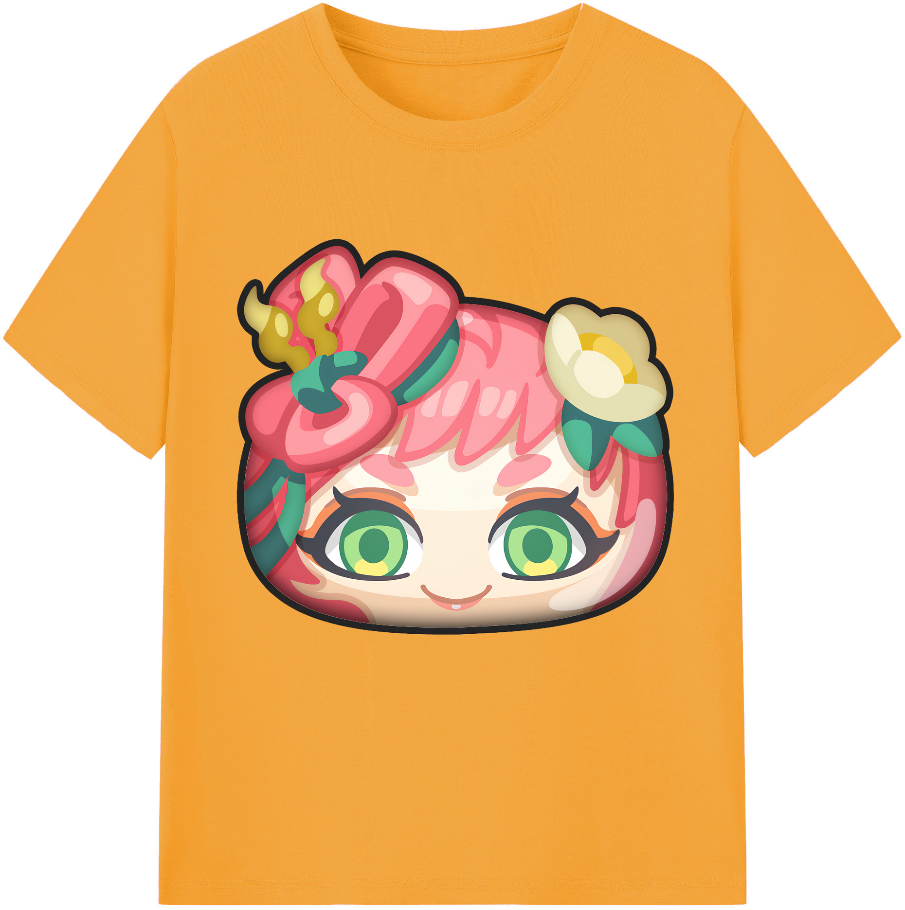 （画像用） 妖怪ウォッチ Yo-kai Watch レディースカジュアルプリントTシャツ（綿100％）