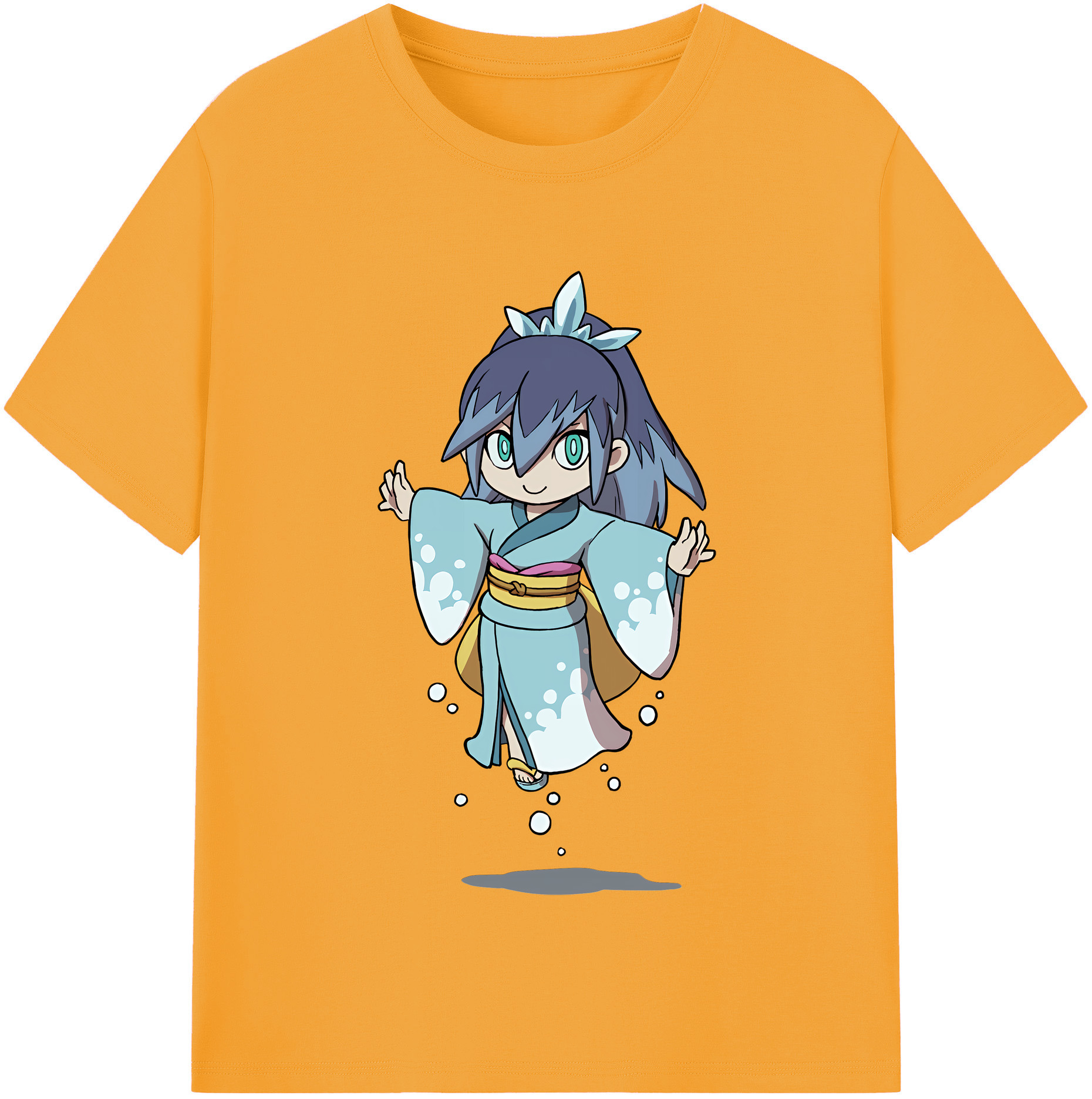 （画像用） 妖怪ウォッチ Yo-kai Watch レディースカジュアルプリントTシャツ（綿100％）