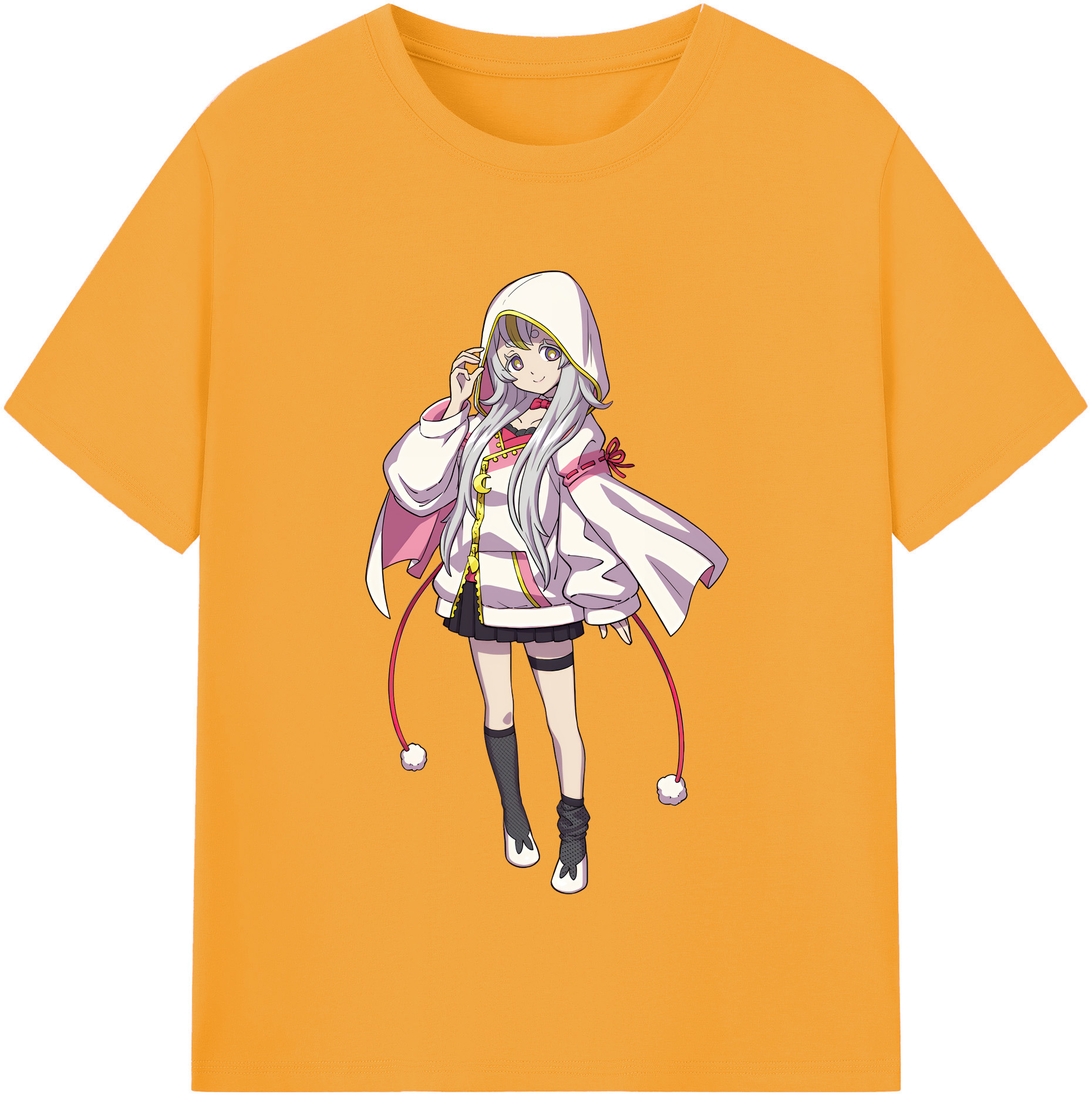 （画像用） 妖怪ウォッチ Yo-kai Watch レディースカジュアルプリントTシャツ（綿100％）